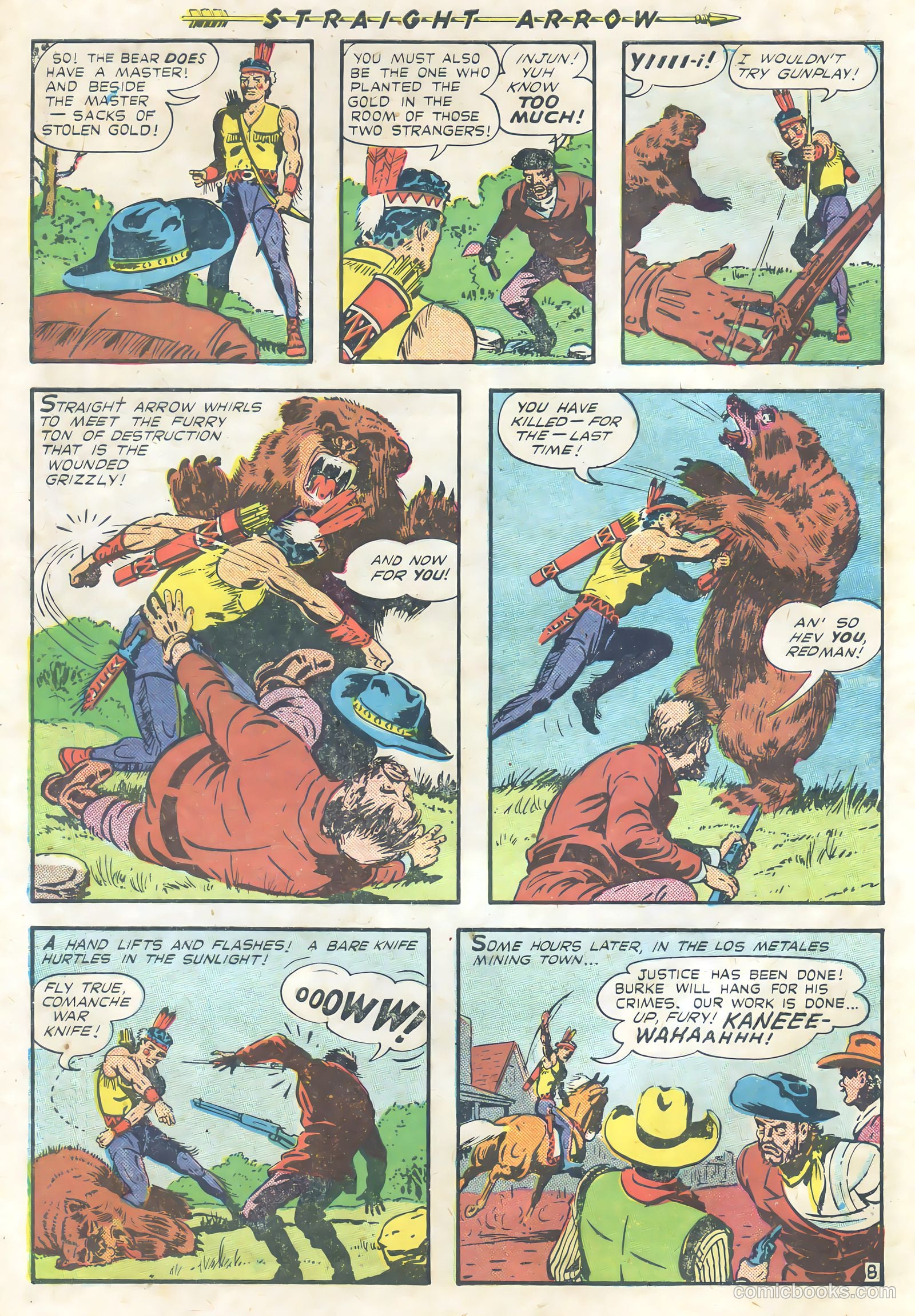 Straight Arrow #3 (1950) — page 10 of 36