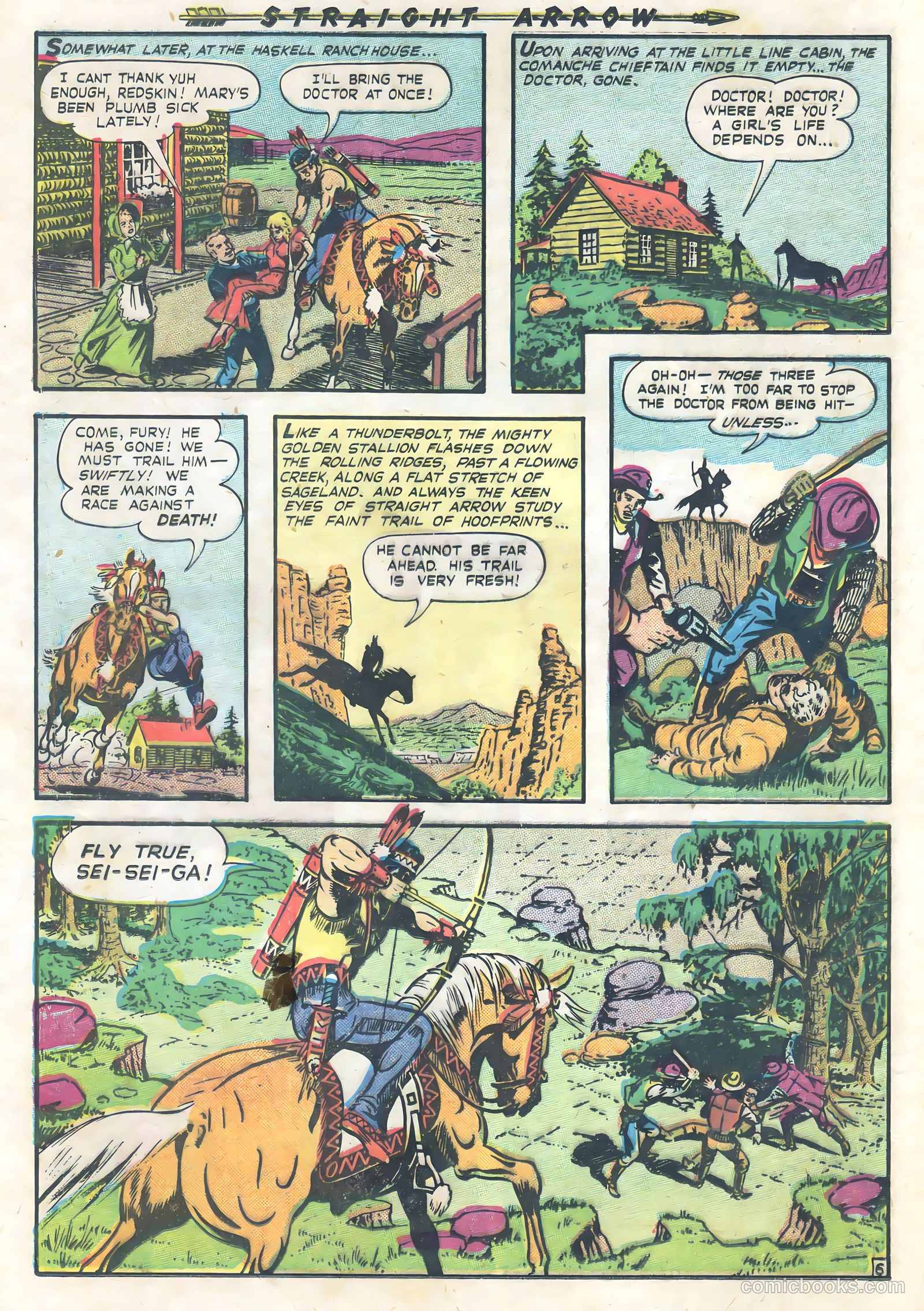 Straight Arrow #3 (1950) — page 16 of 36