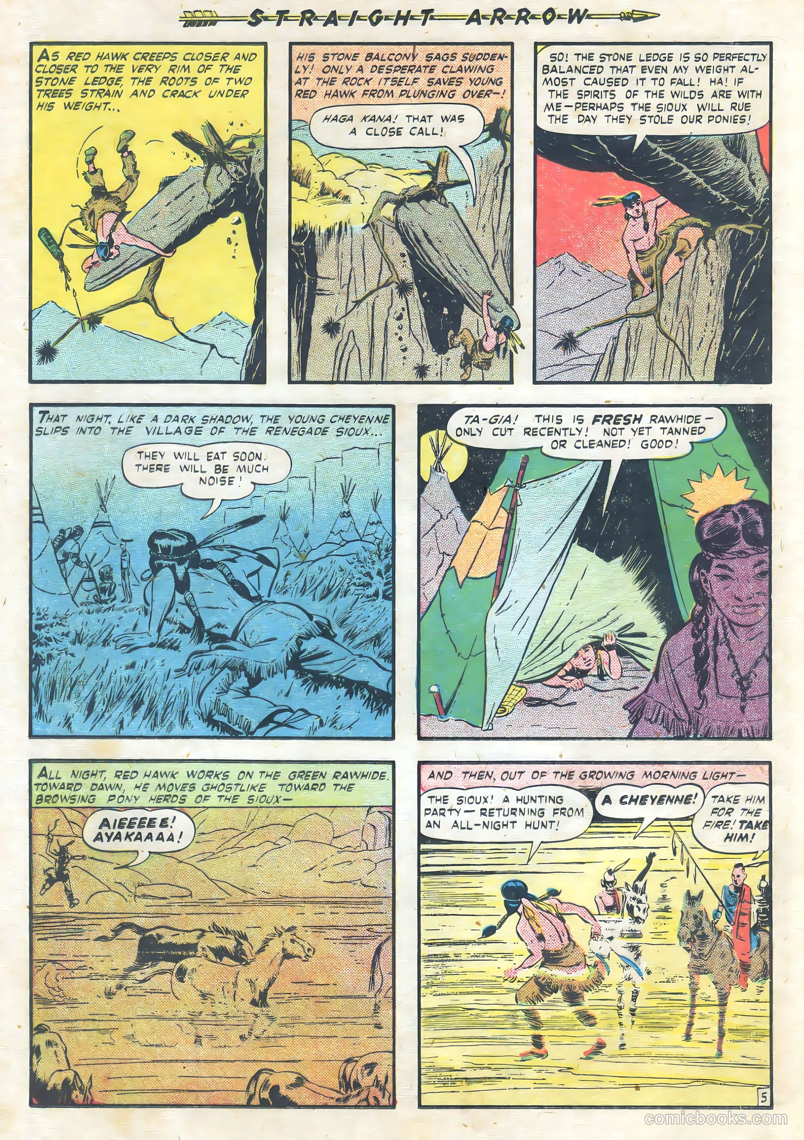 Straight Arrow #3 (1950) — page 22 of 36