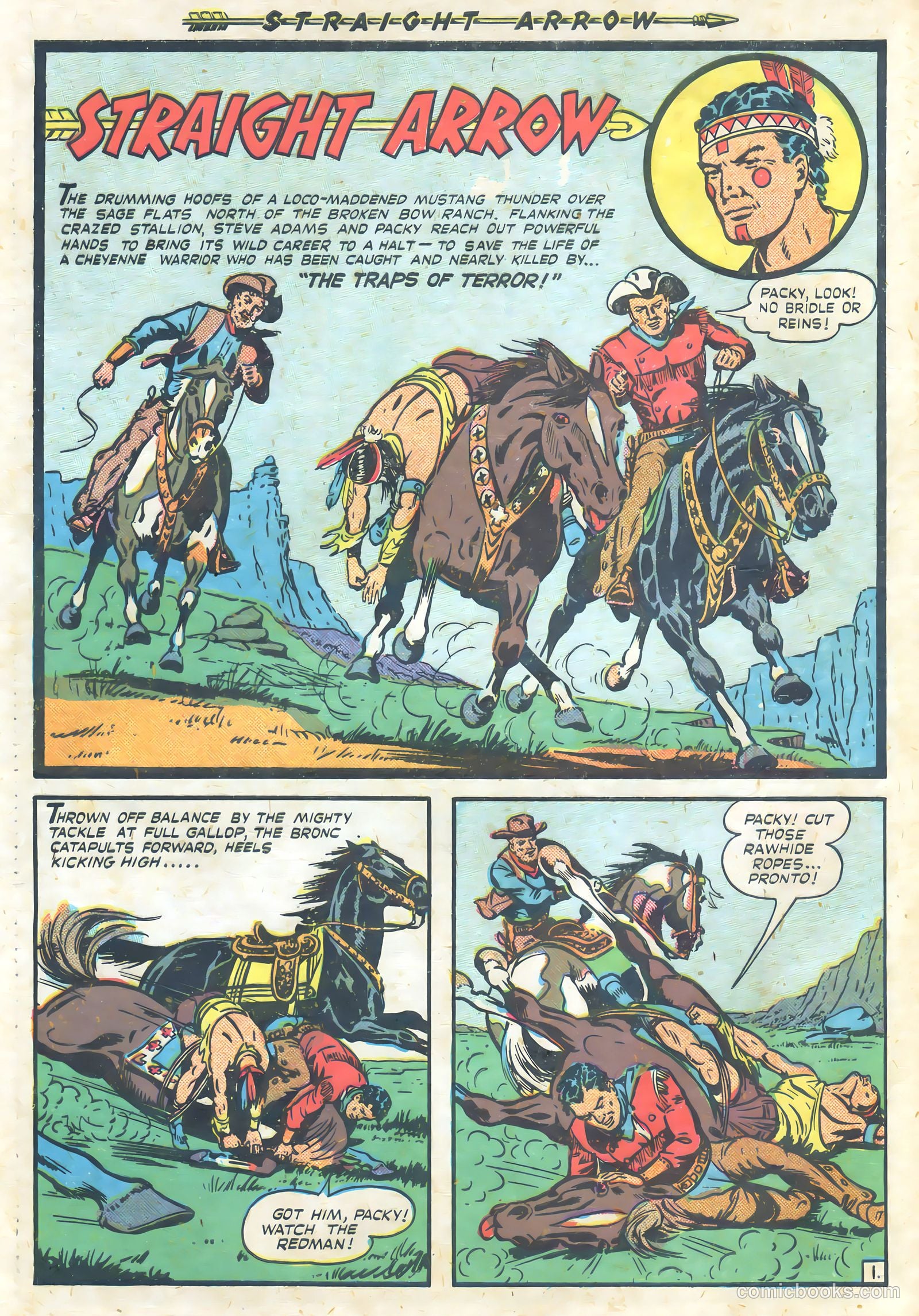 Straight Arrow #3 (1950) — page 28 of 36