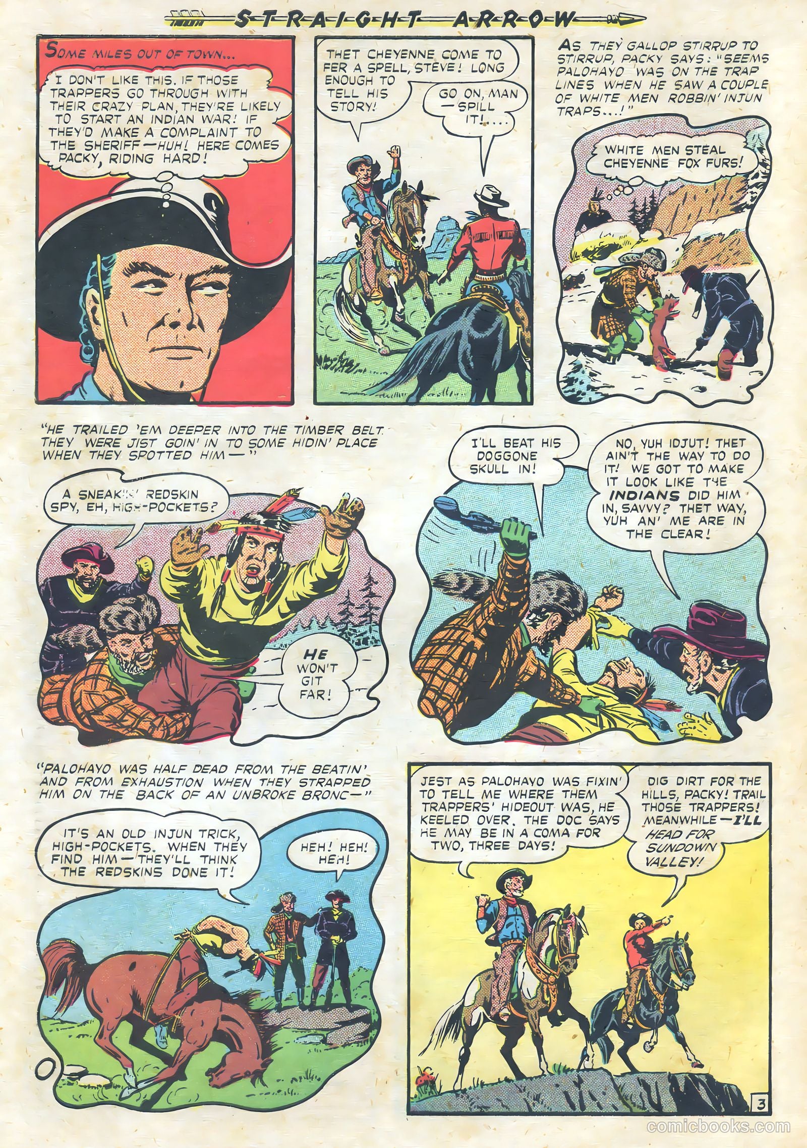 Straight Arrow #3 (1950) — page 30 of 36