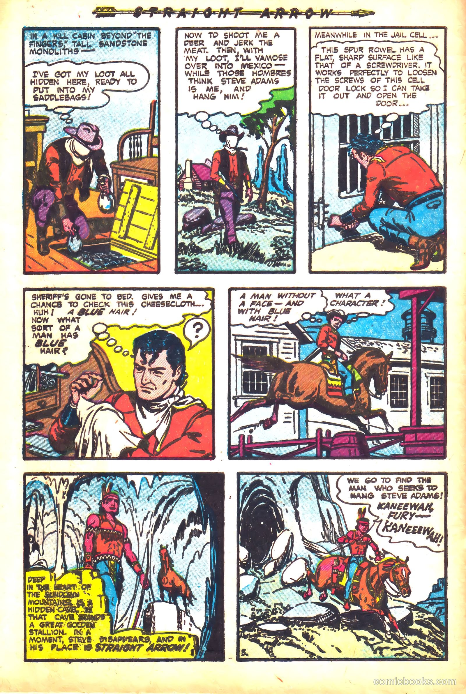Straight Arrow #32 (1953) — page 8 of 36