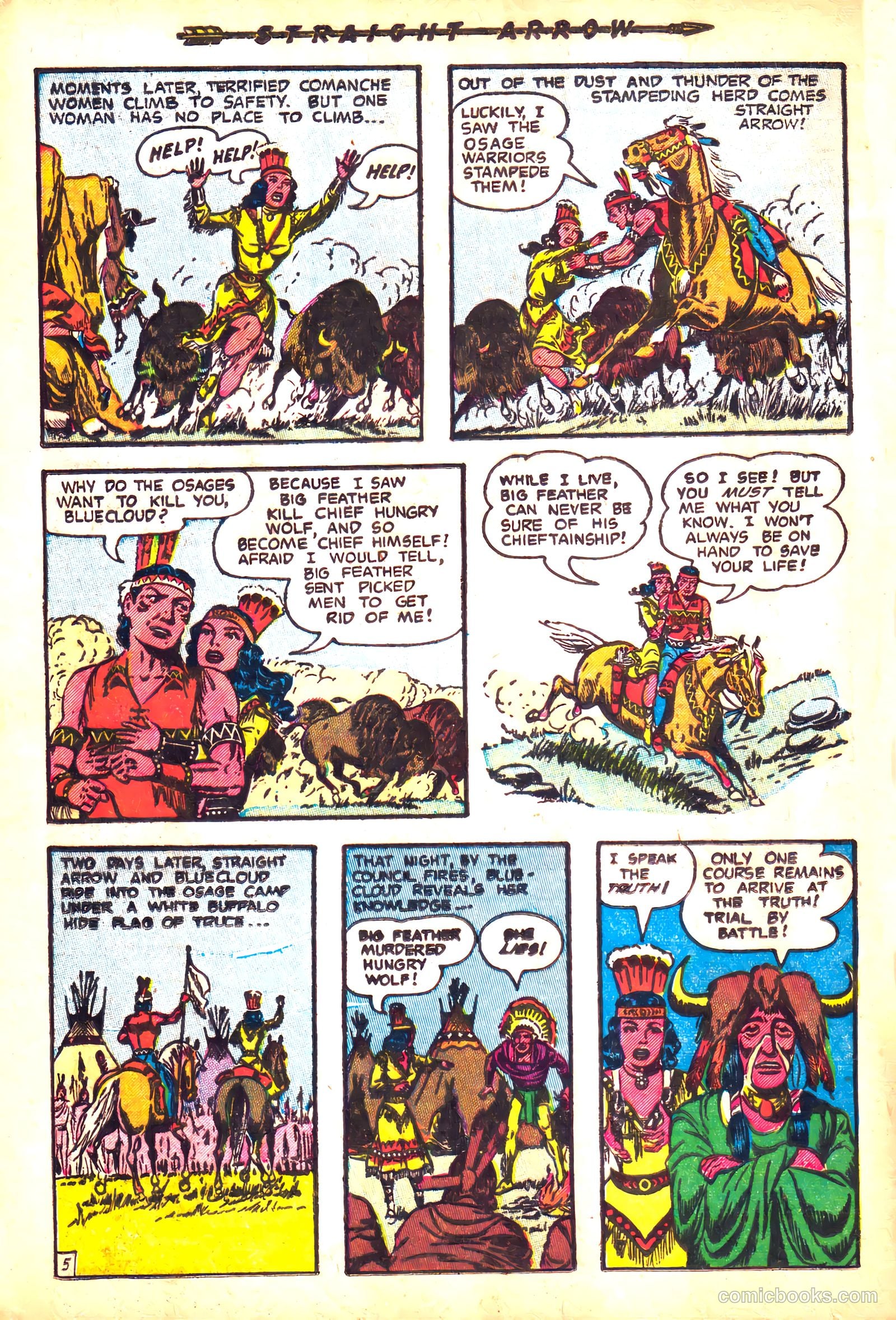 Straight Arrow #32 (1953) — page 16 of 36