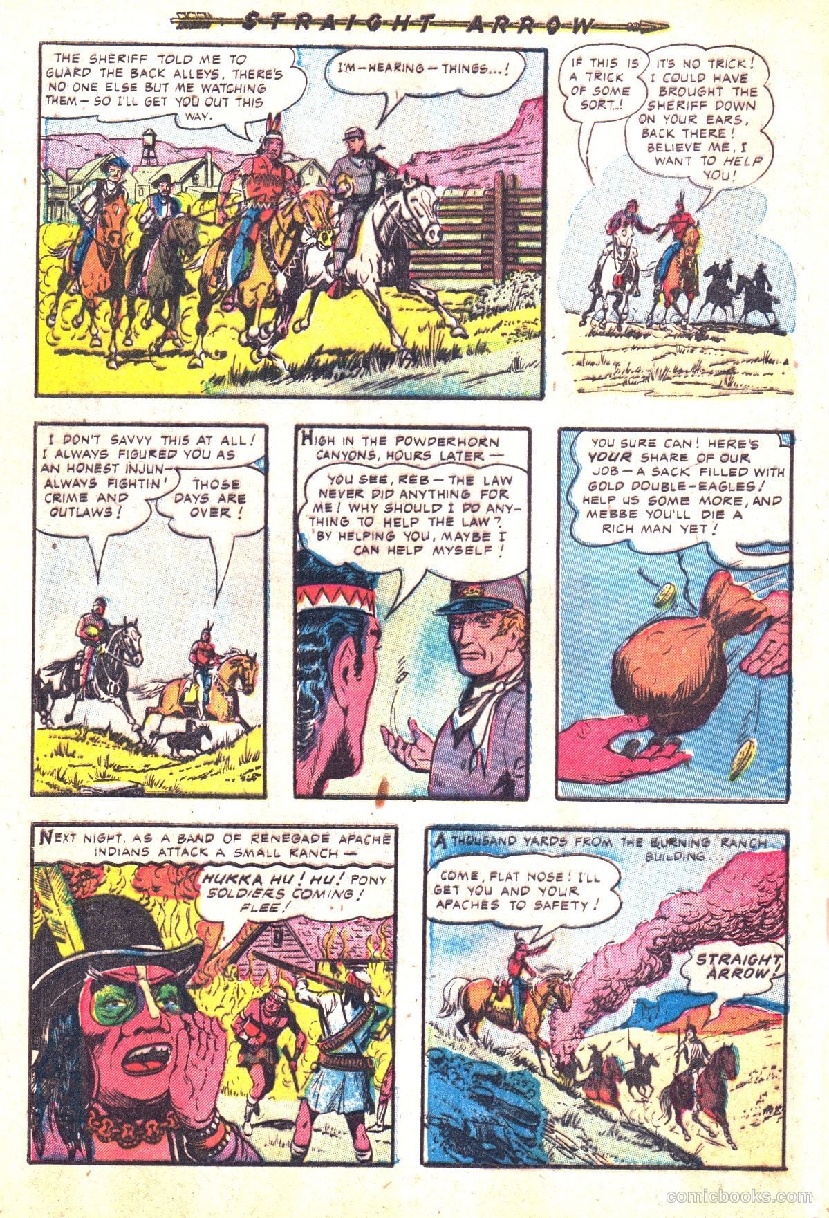 Straight Arrow #33 (1953) — page 28 of 36