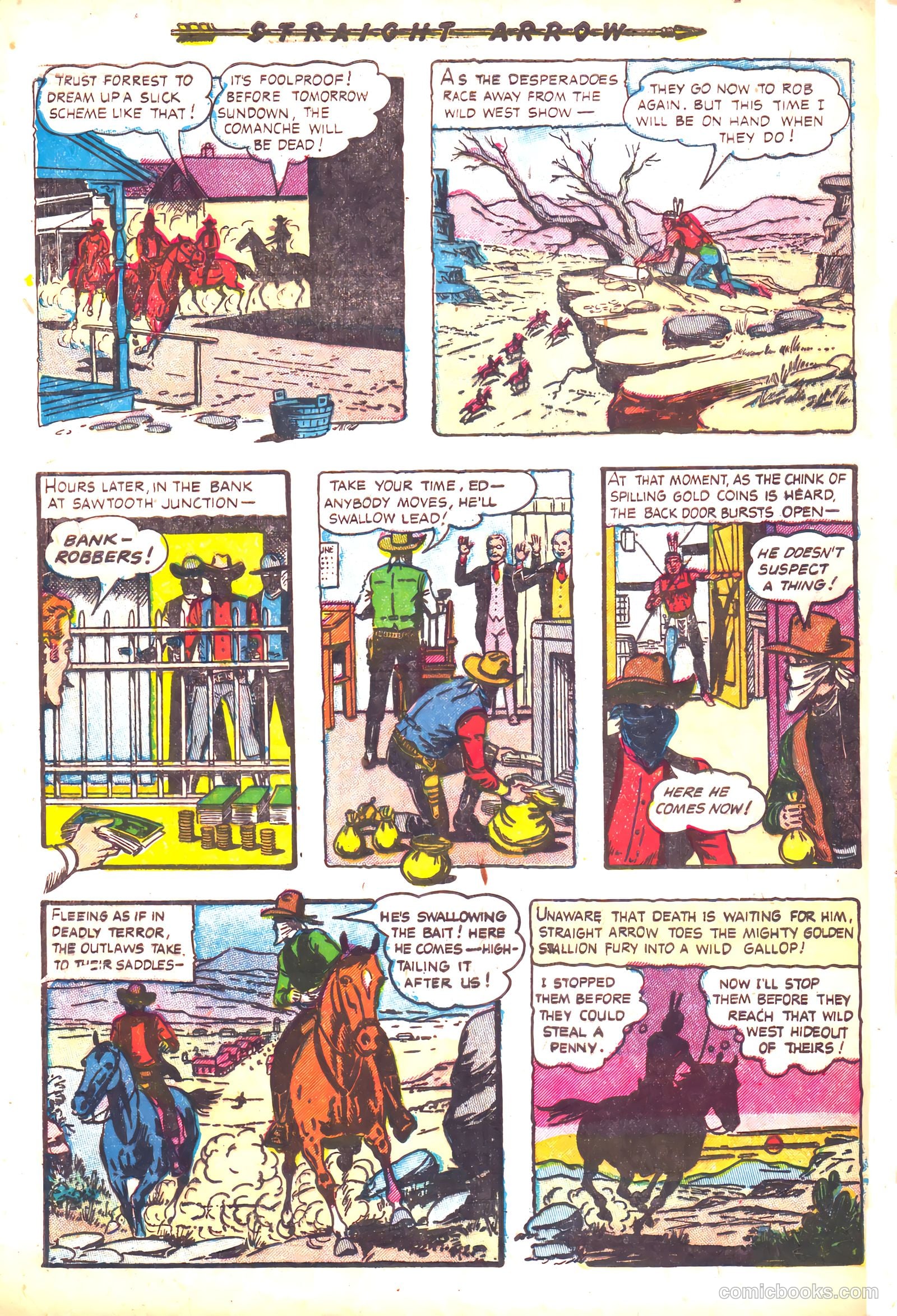 Straight Arrow #34 (1954) — page 32 of 36