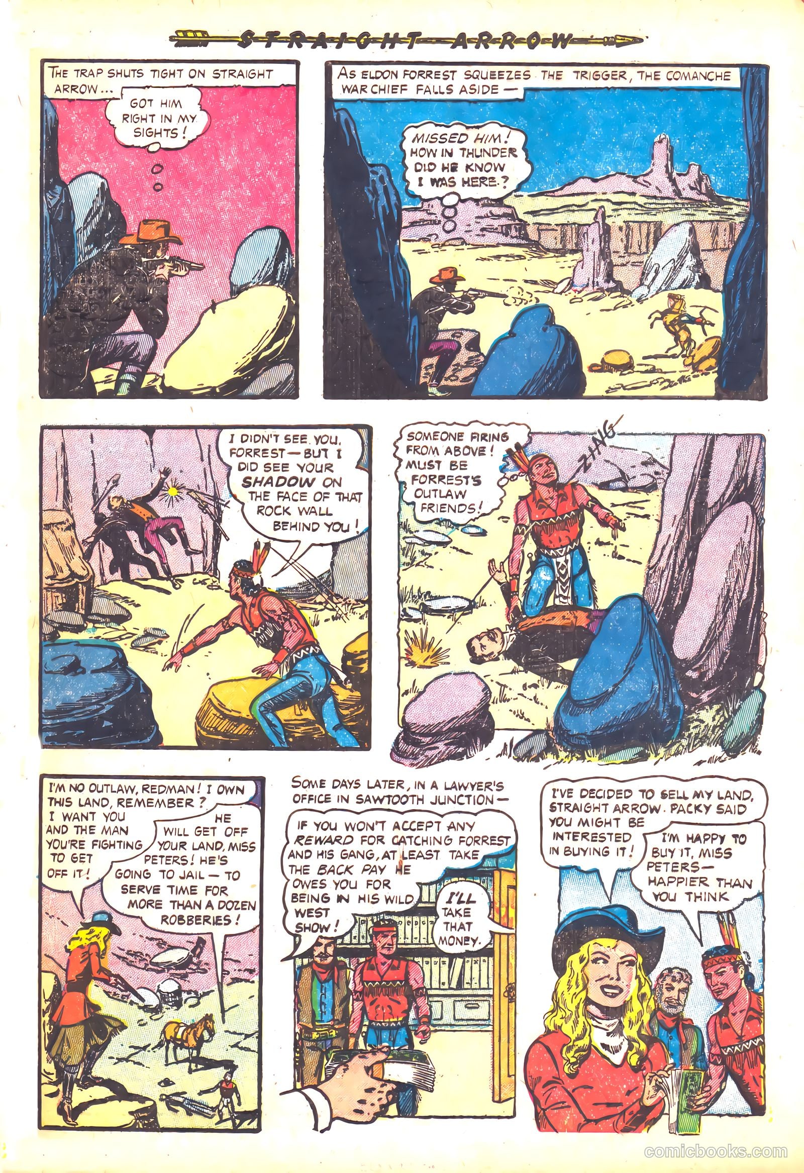 Straight Arrow #34 (1954) — page 33 of 36