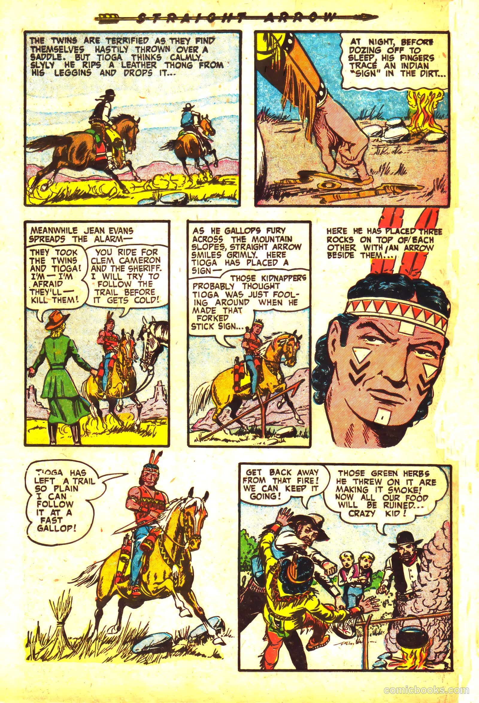 Straight Arrow #35 (1954) — page 22 of 36