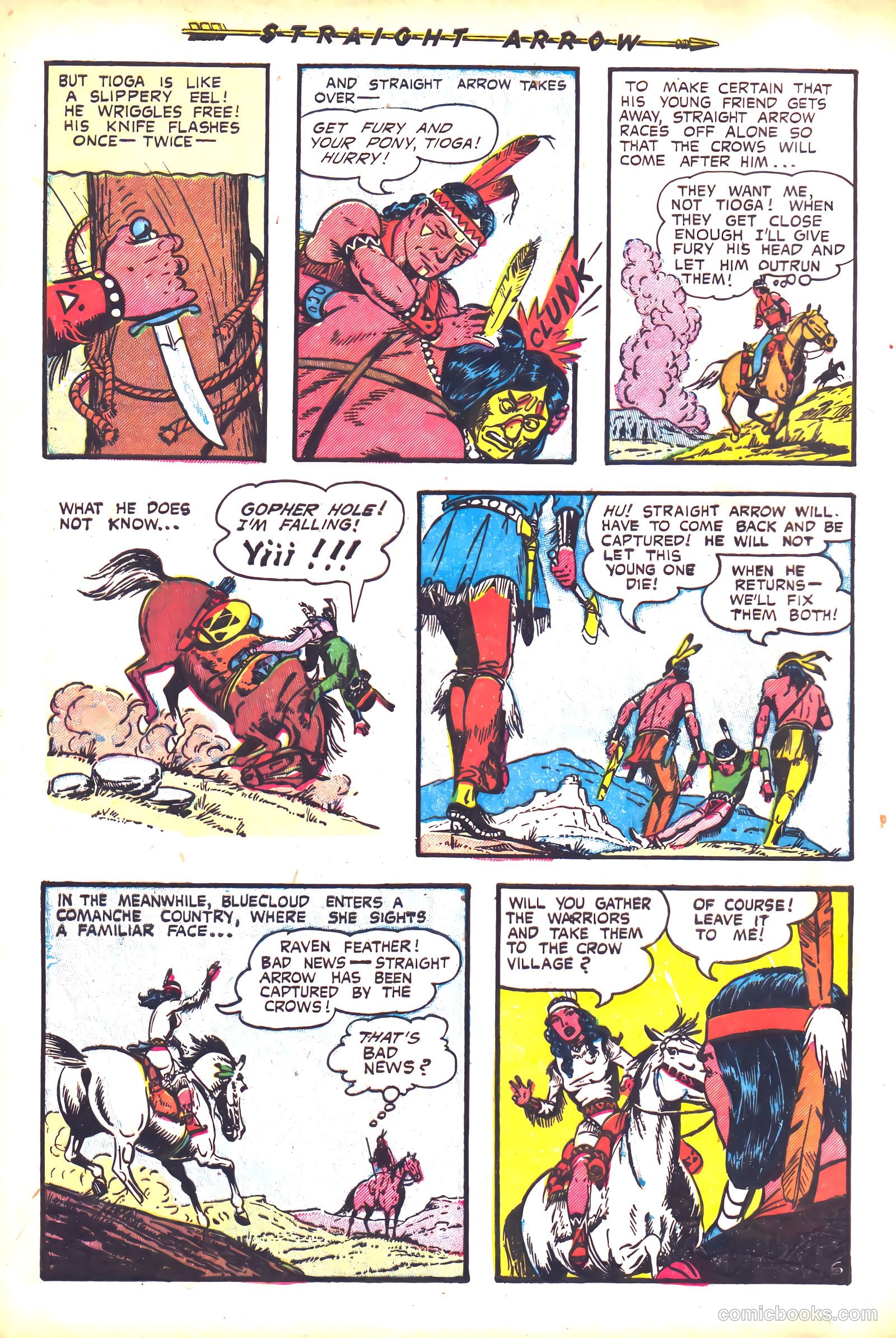 Straight Arrow #36 (1954) — page 8 of 36