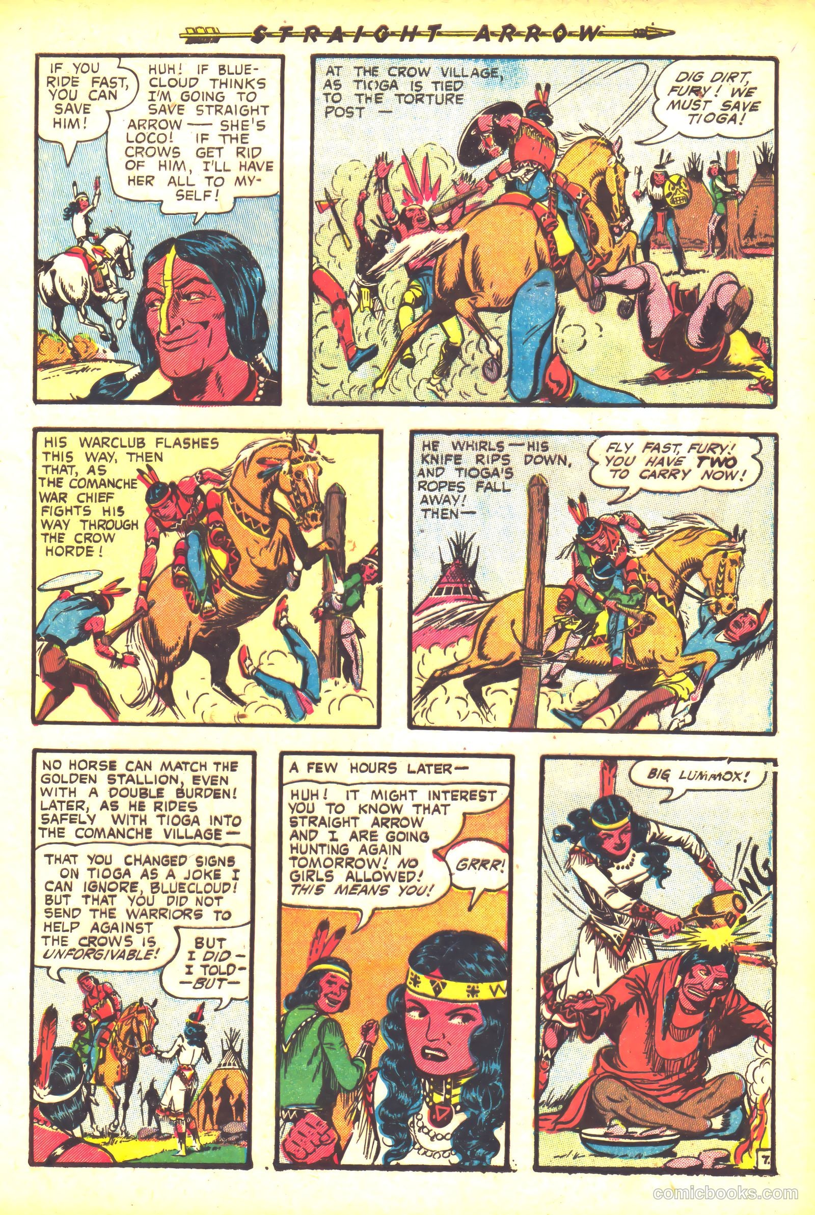 Straight Arrow #36 (1954) — page 9 of 36