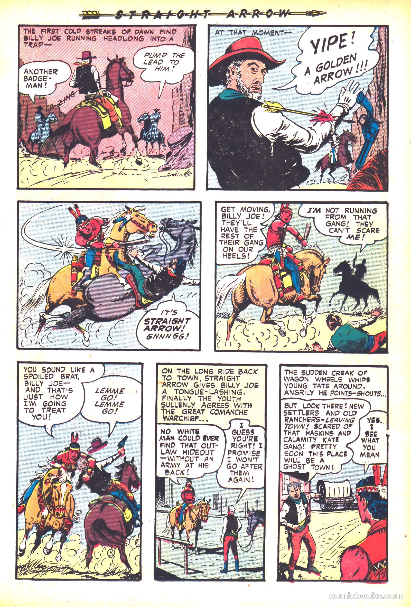 Straight Arrow #36 (1954) — page 15 of 36