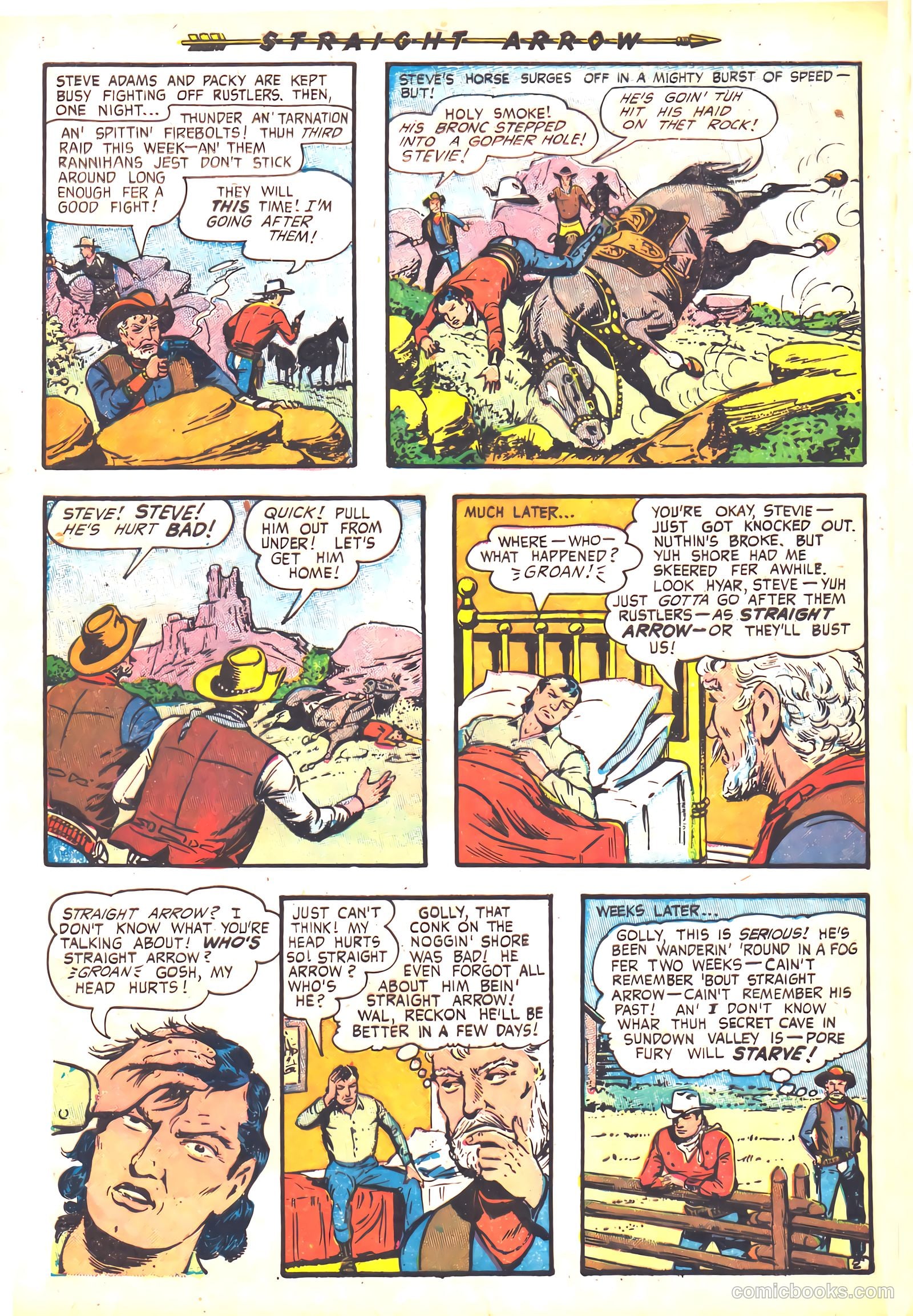Straight Arrow #36 (1954) — page 28 of 36