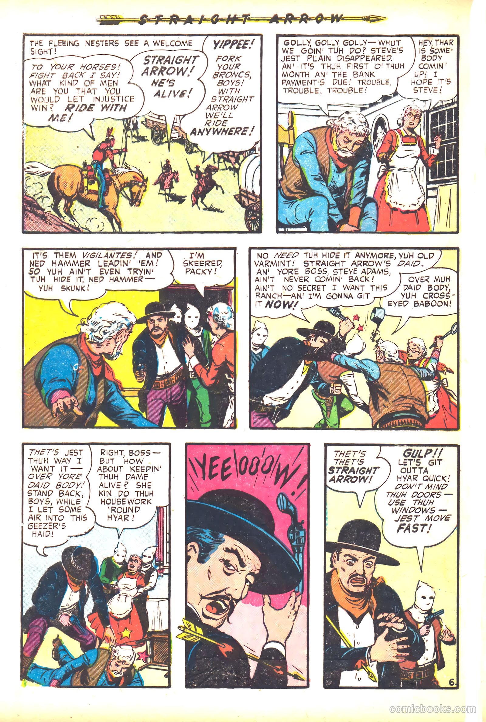 Straight Arrow #36 (1954) — page 32 of 36