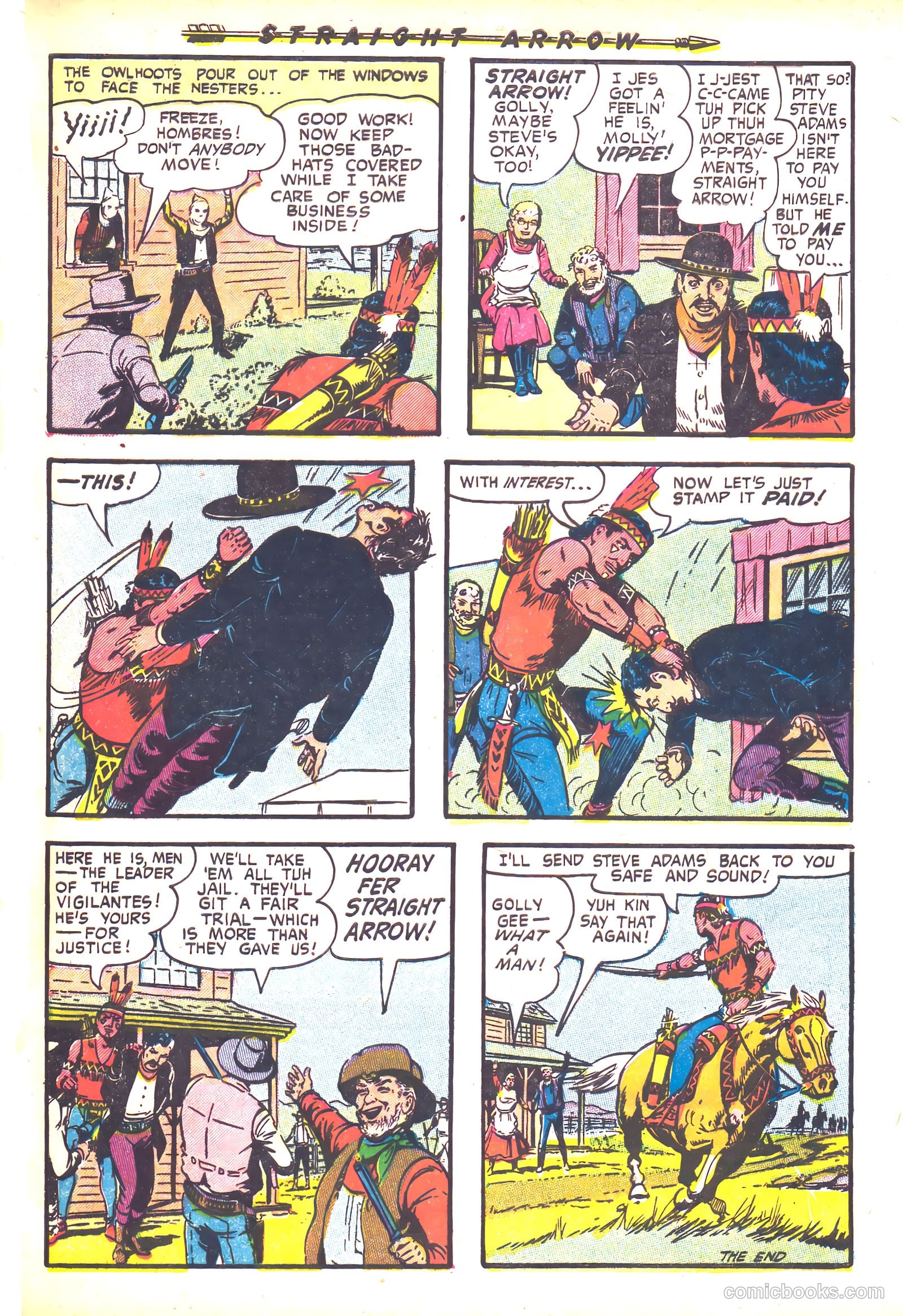 Straight Arrow #36 (1954) — page 33 of 36
