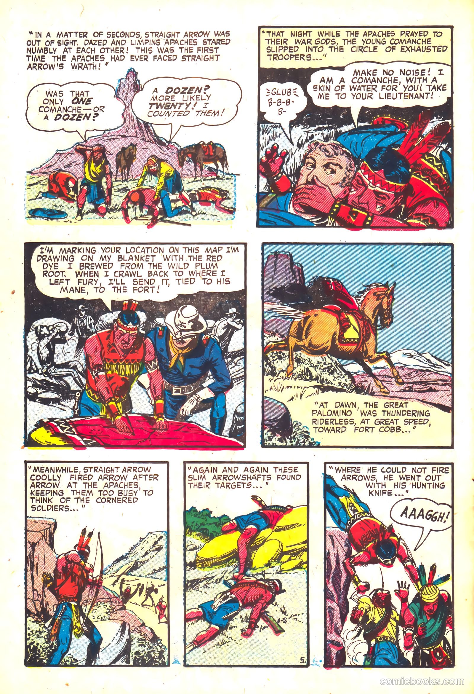 Straight Arrow #37 (1954) — page 22 of 36
