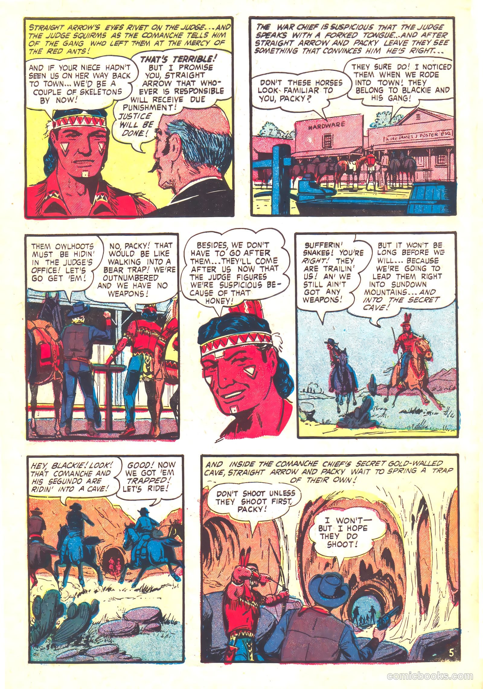 Straight Arrow #37 (1954) — page 30 of 36