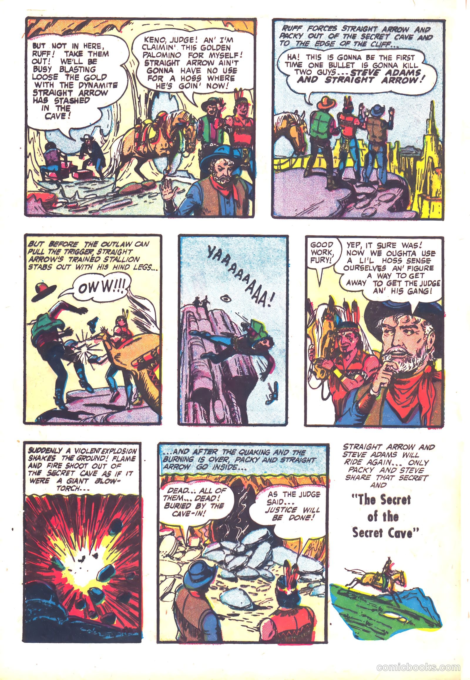 Straight Arrow #37 (1954) — page 32 of 36