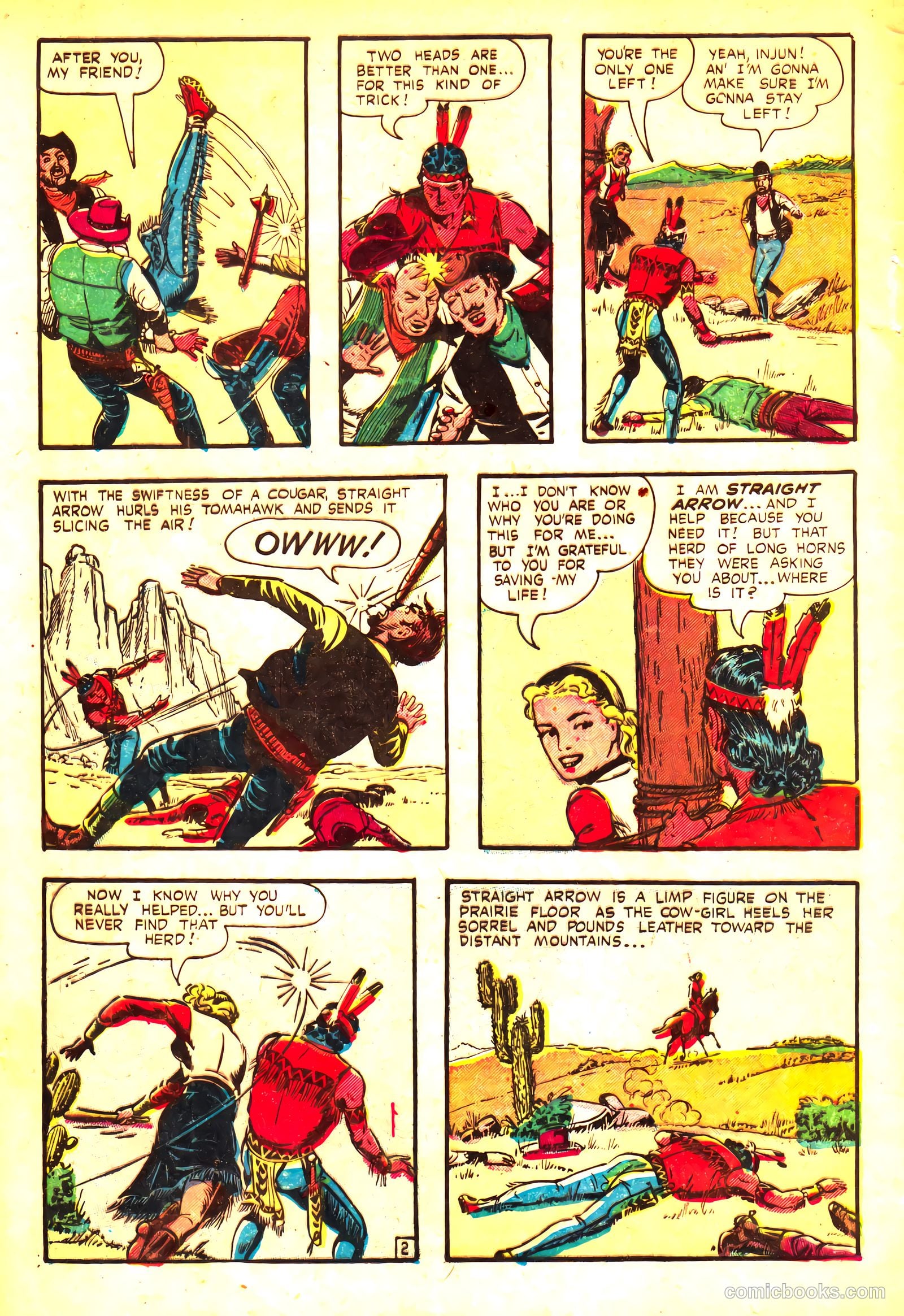 Straight Arrow #38 (1954) — page 4 of 36