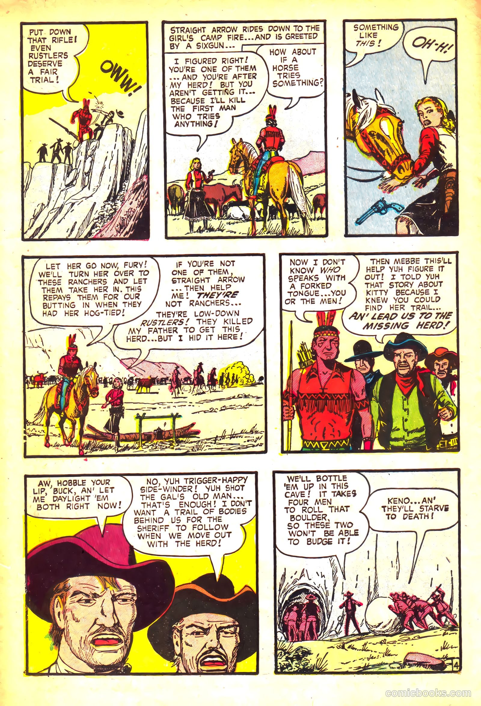 Straight Arrow #38 (1954) — page 6 of 36