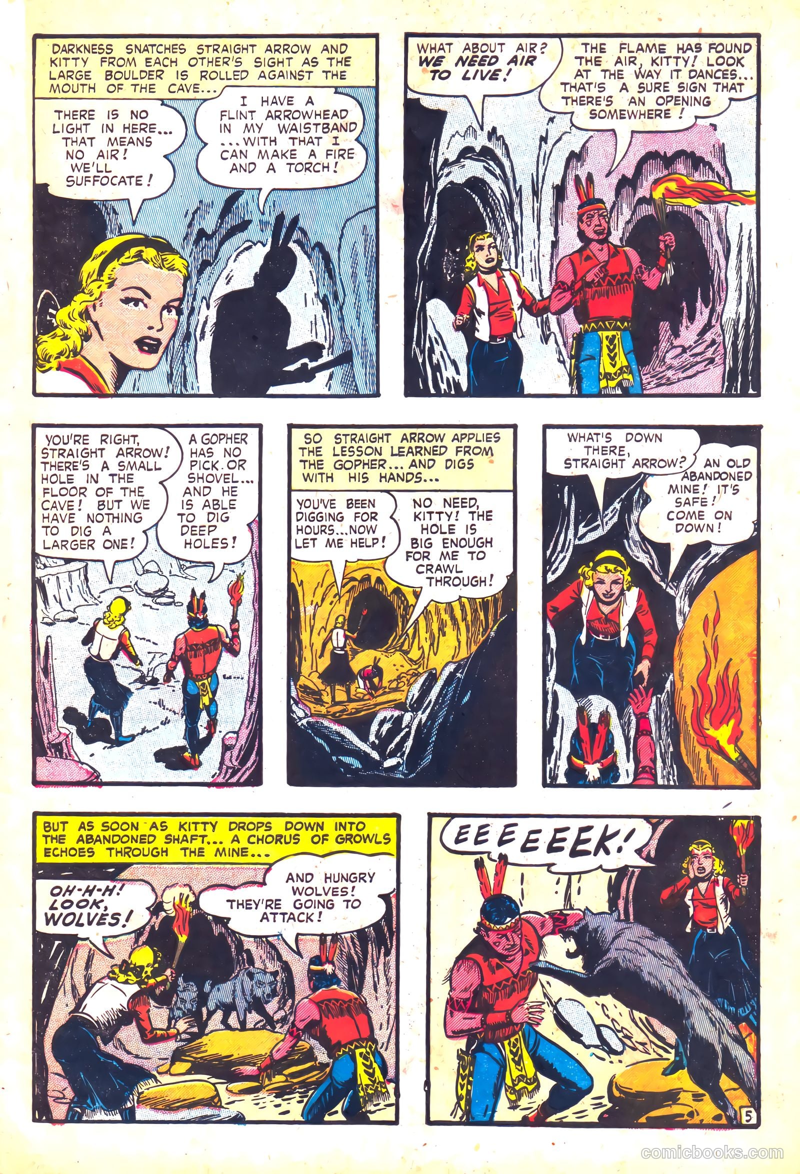 Straight Arrow #38 (1954) — page 7 of 36