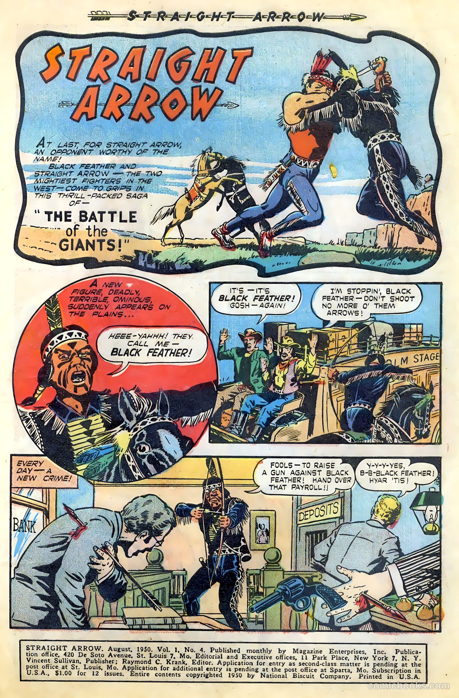 Straight Arrow #4 (1950) — page 3 of 36