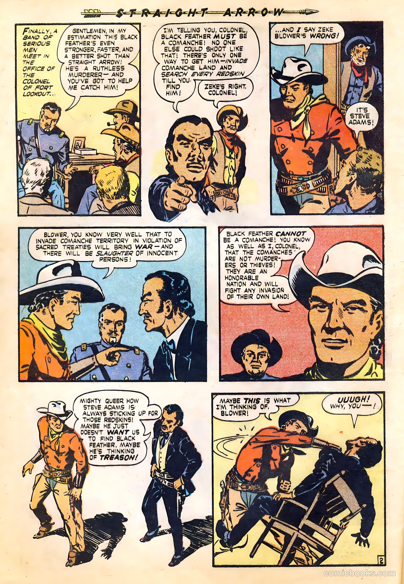 Straight Arrow #4 (1950) — page 4 of 36