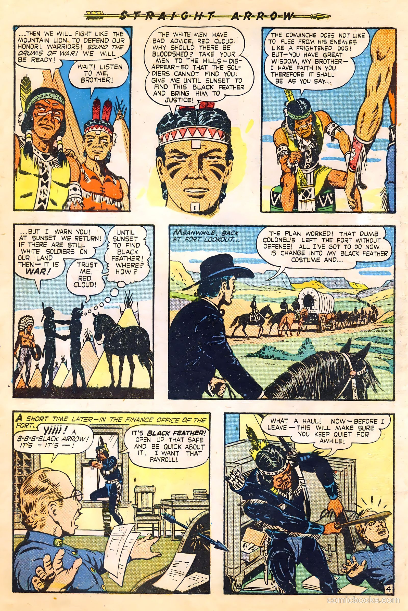 Straight Arrow #4 (1950) — page 6 of 36