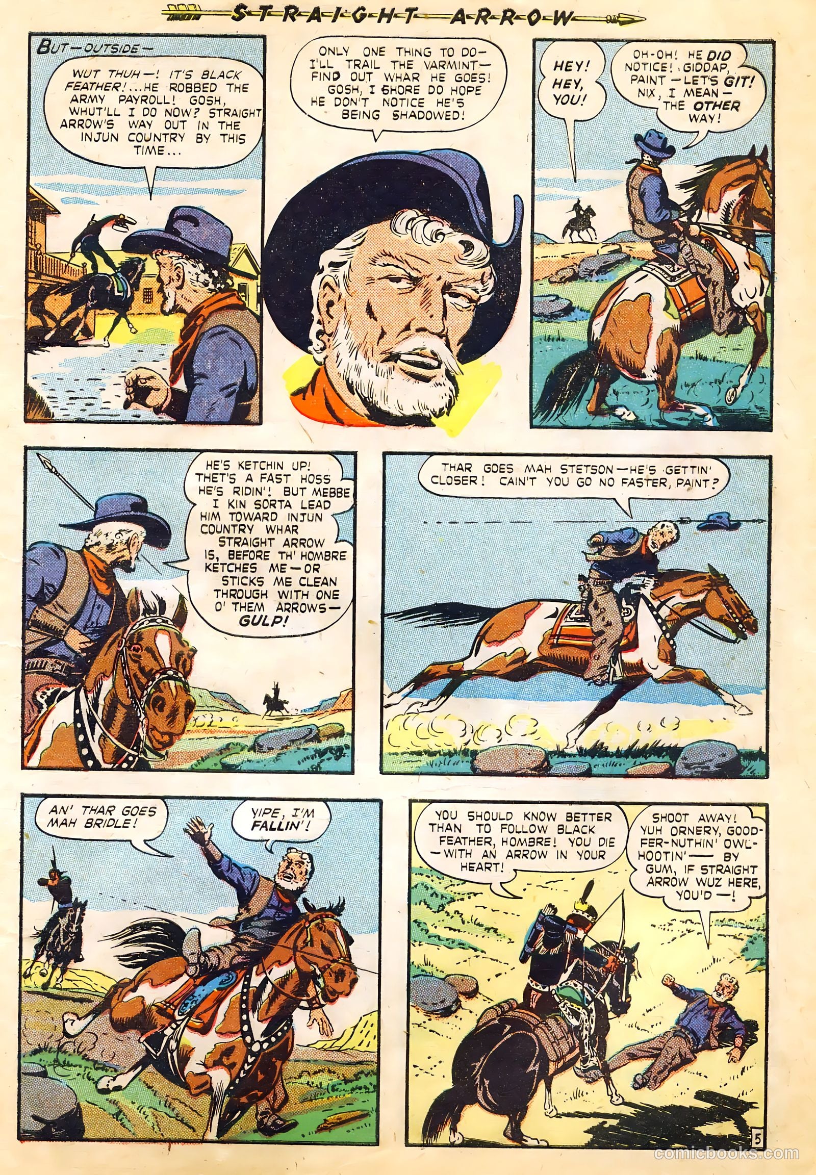 Straight Arrow #4 (1950) — page 7 of 36