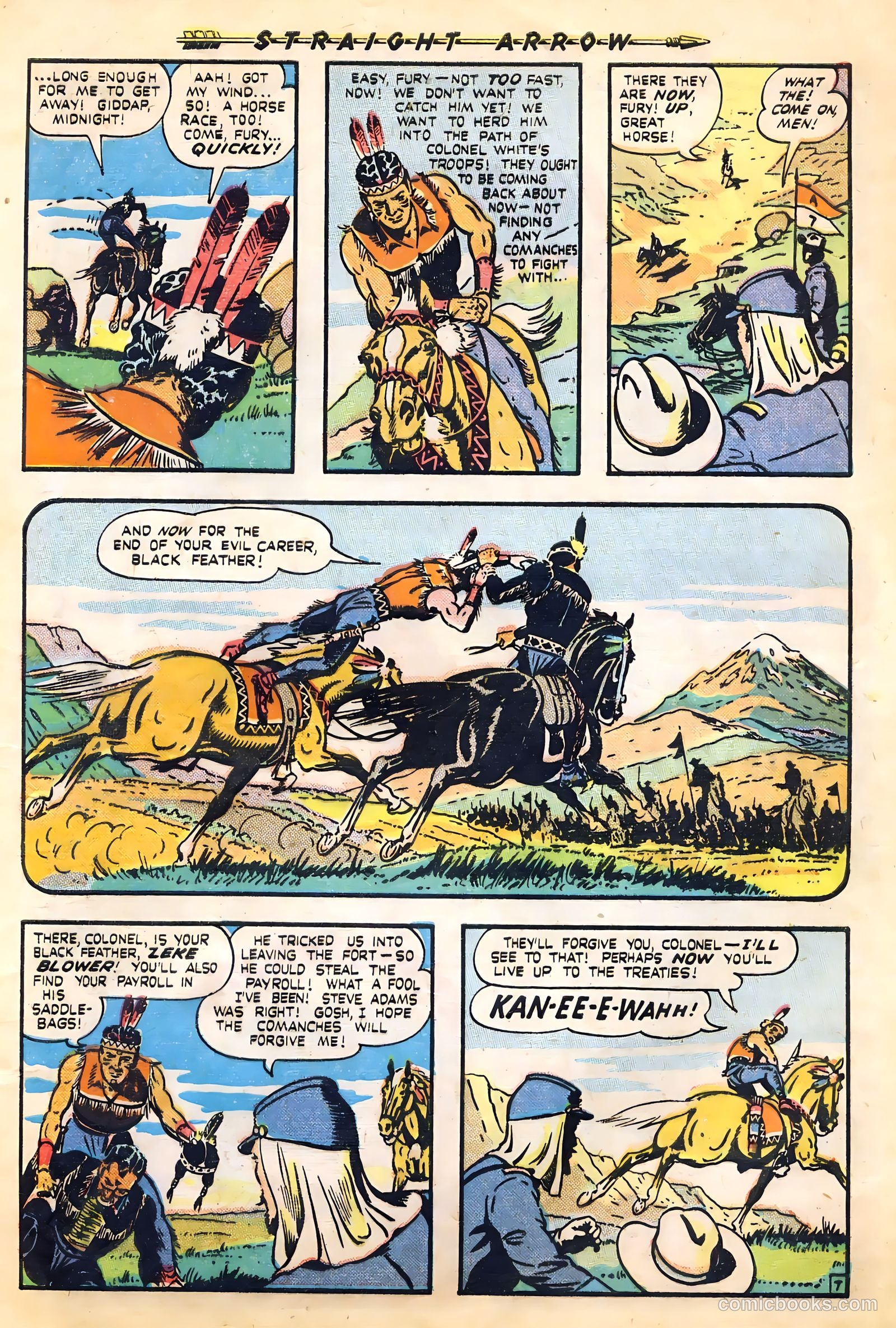 Straight Arrow #4 (1950) — page 9 of 36