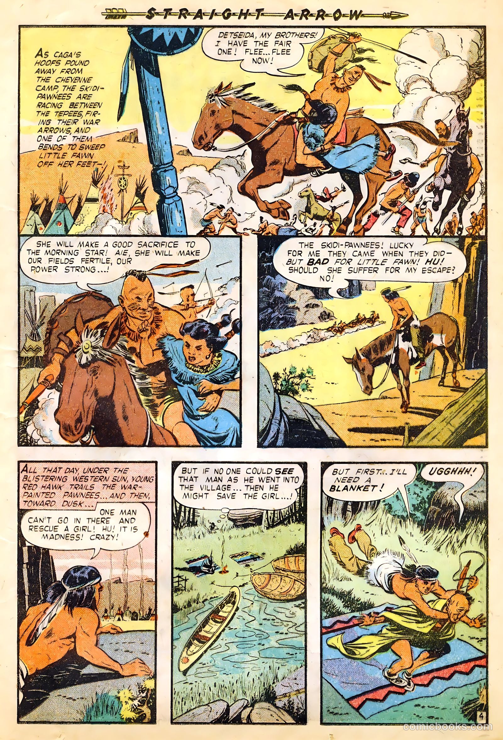 Straight Arrow #4 (1950) — page 21 of 36