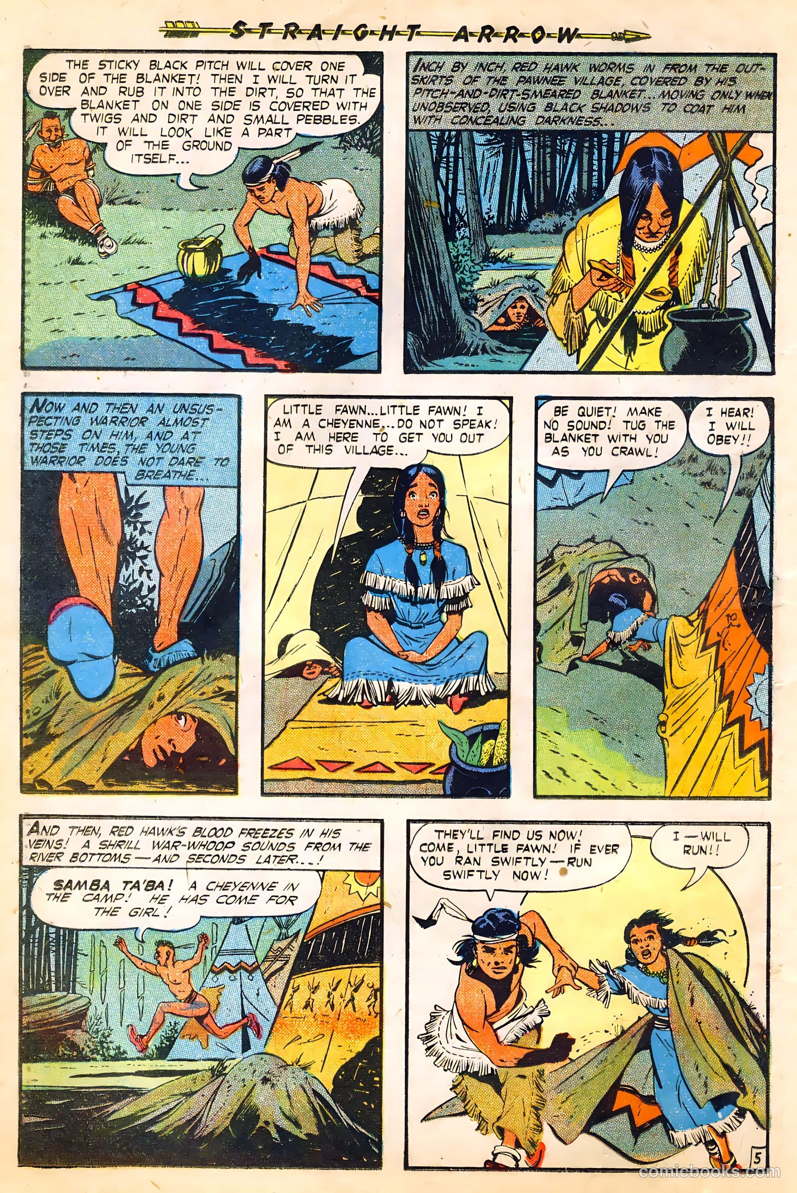Straight Arrow #4 (1950) — page 22 of 36