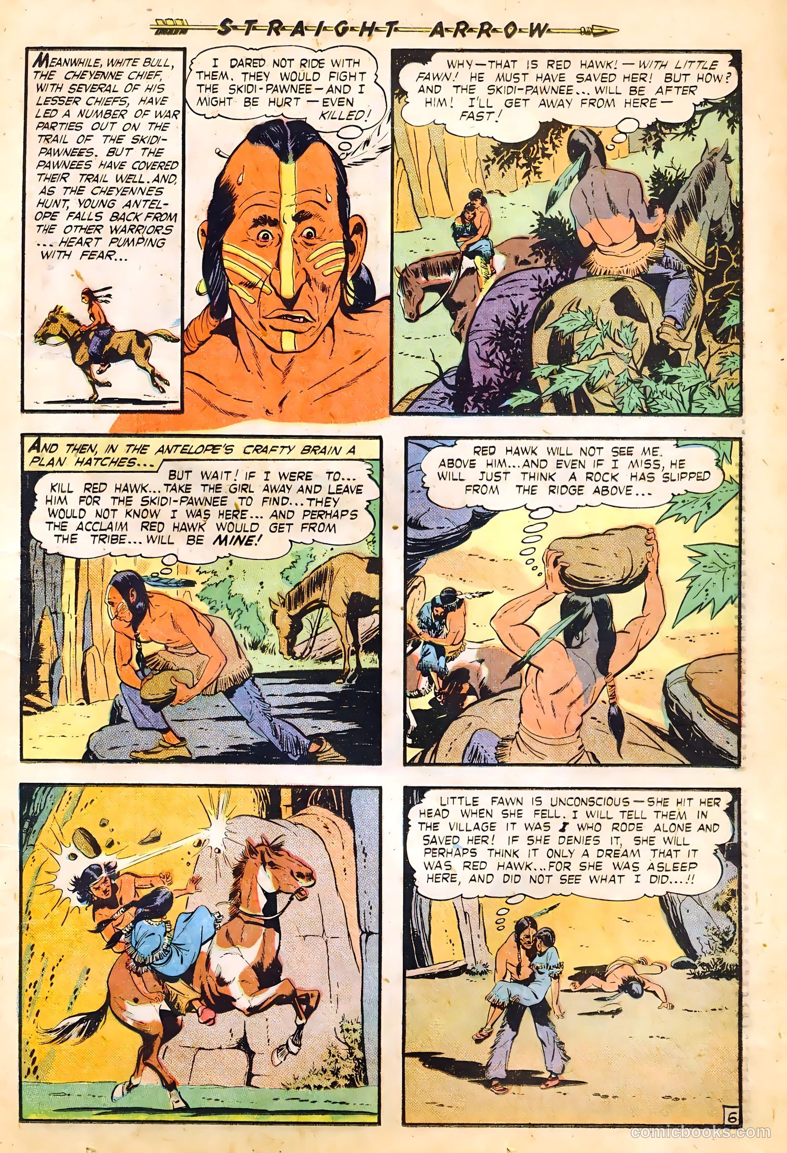 Straight Arrow #4 (1950) — page 23 of 36