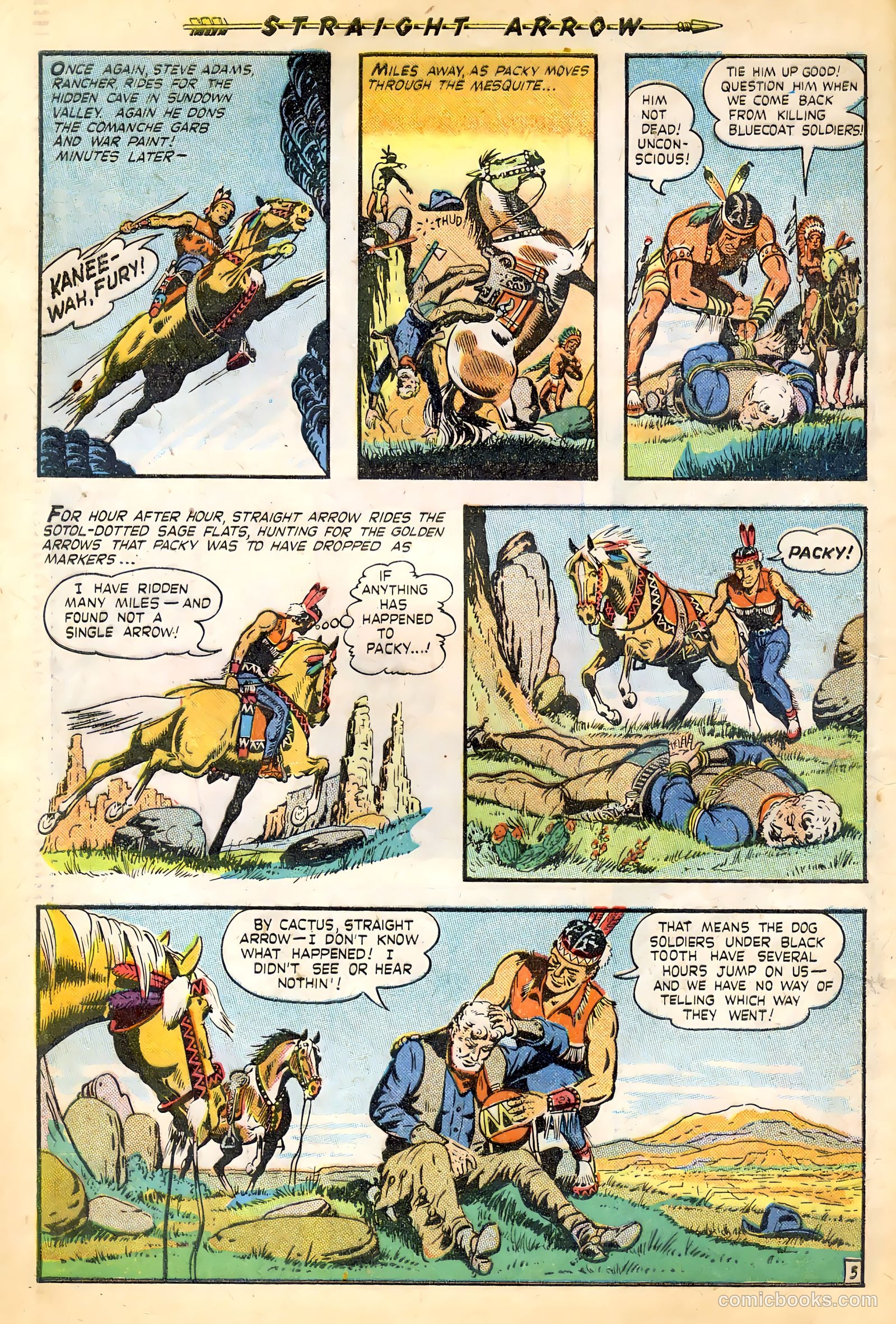 Straight Arrow #4 (1950) — page 32 of 36