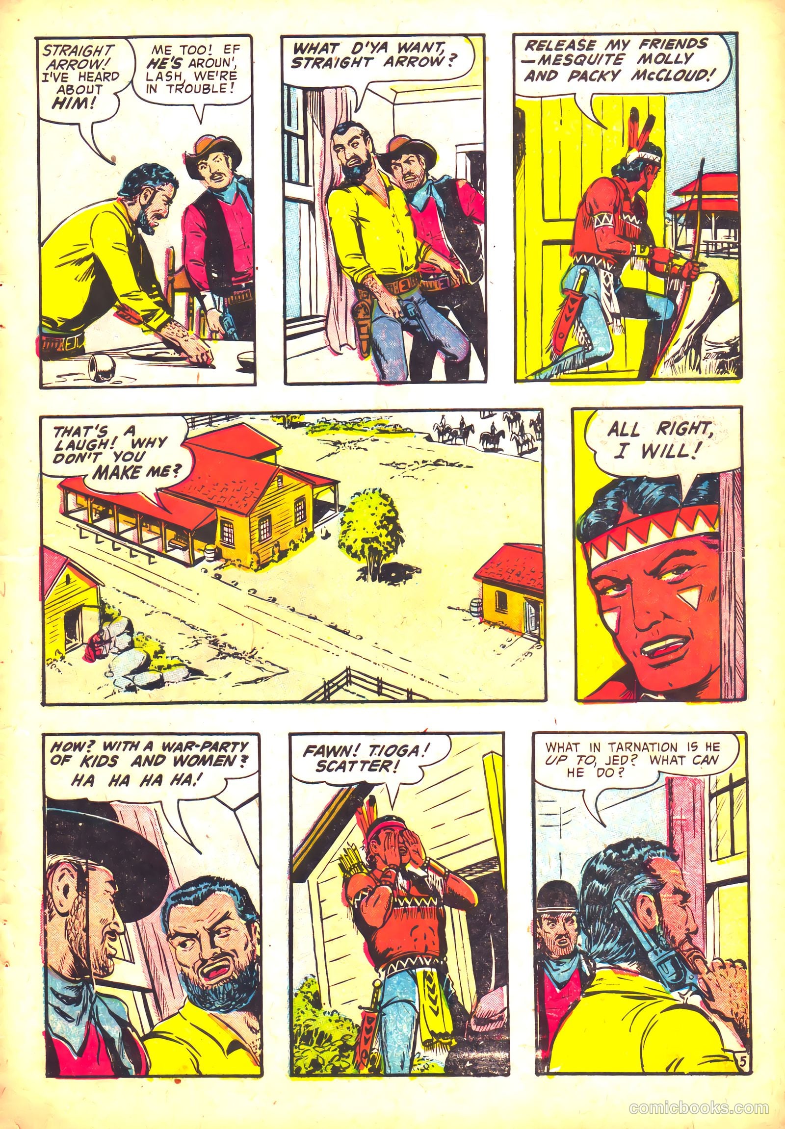 Straight Arrow #41 (1955) — page 7 of 36