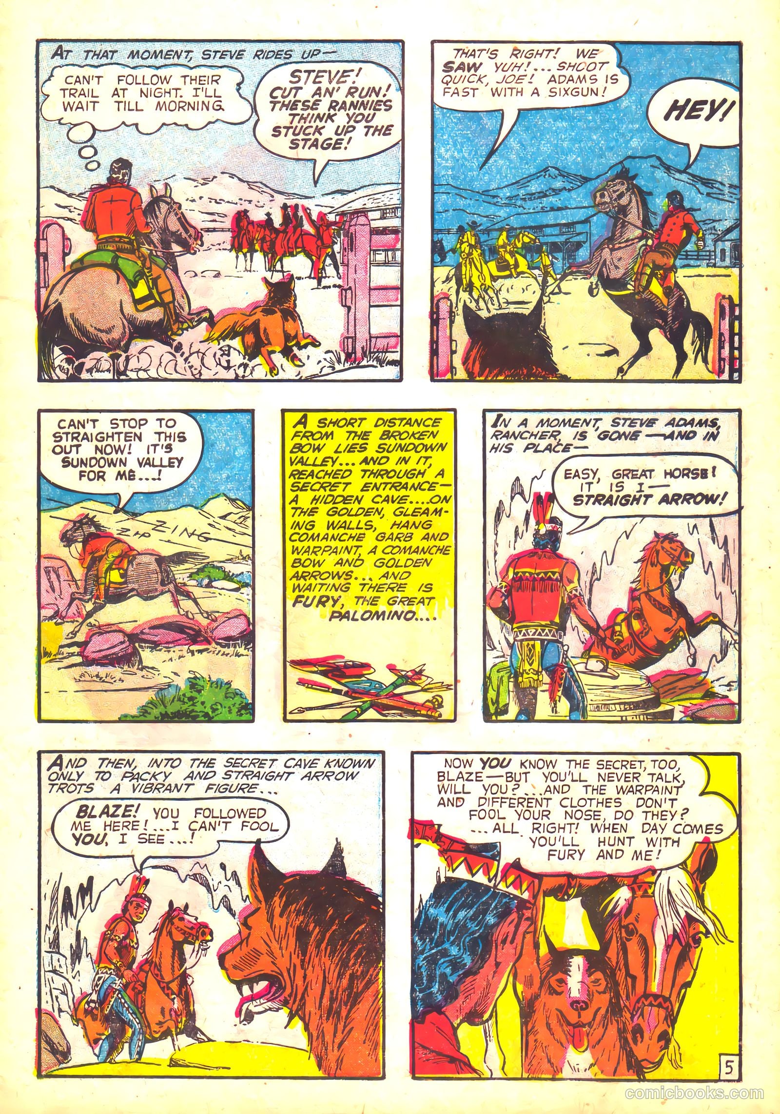 Straight Arrow #43 (1955) — page 7 of 36