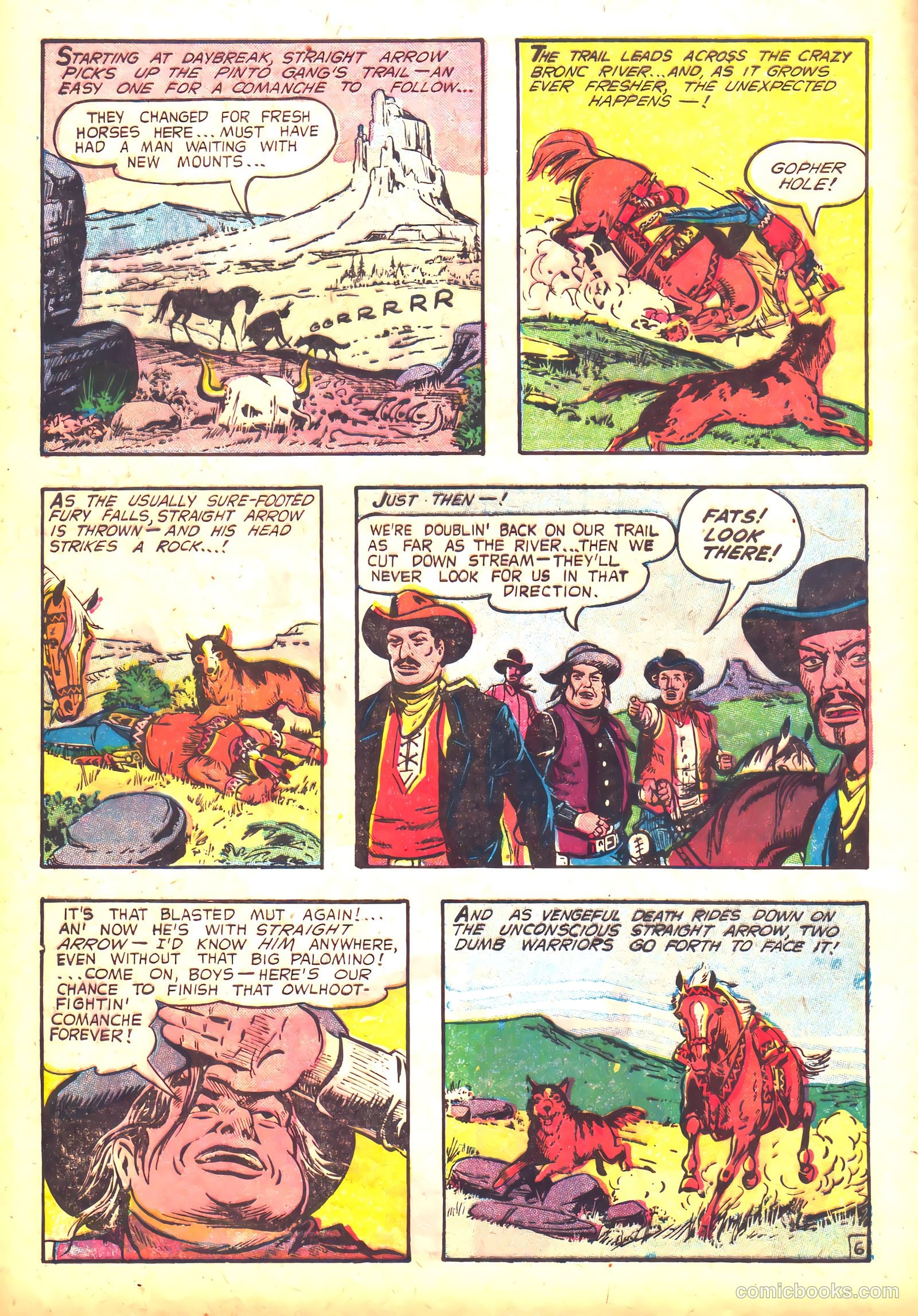 Straight Arrow #43 (1955) — page 8 of 36