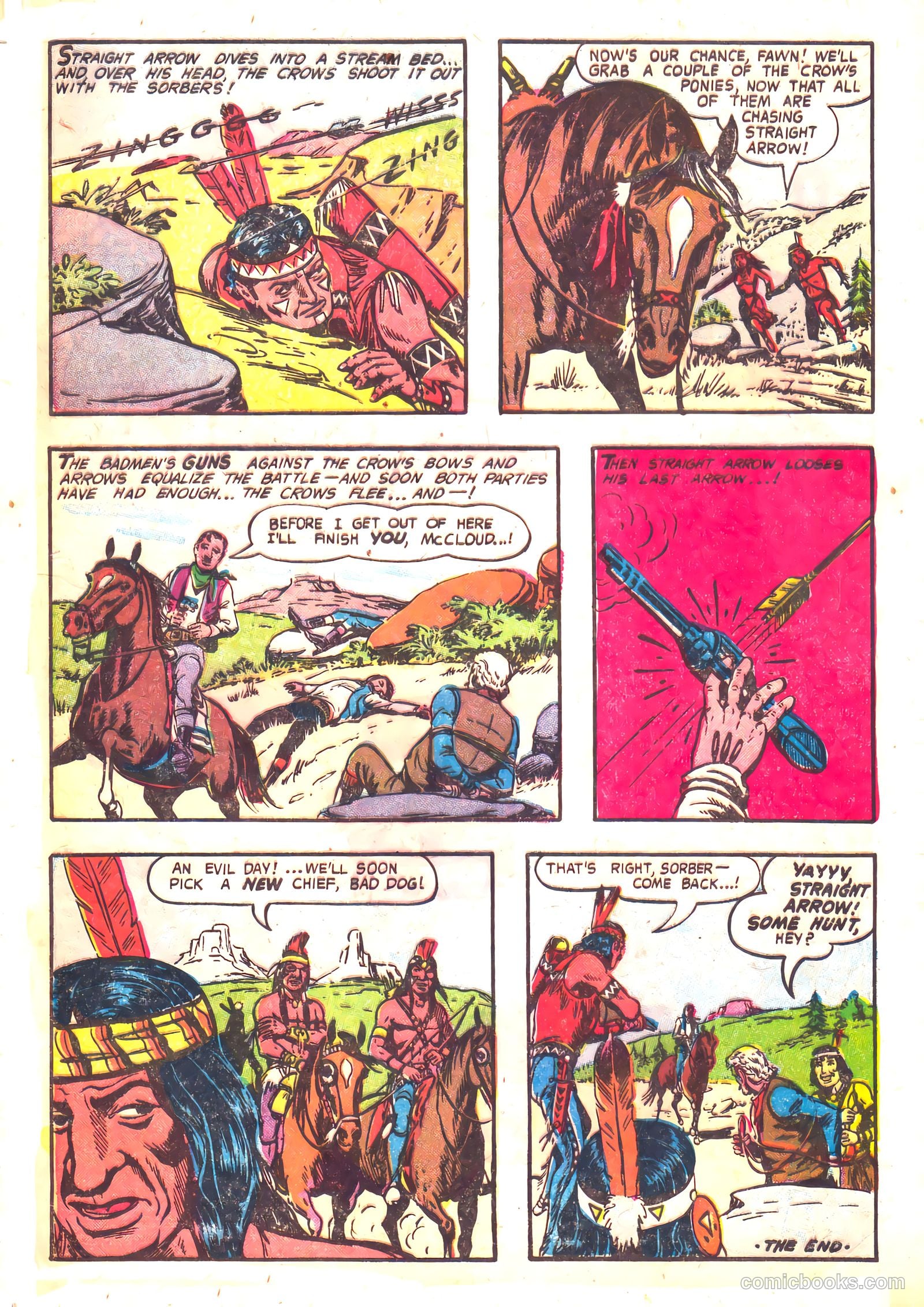 Straight Arrow #43 (1955) — page 33 of 36