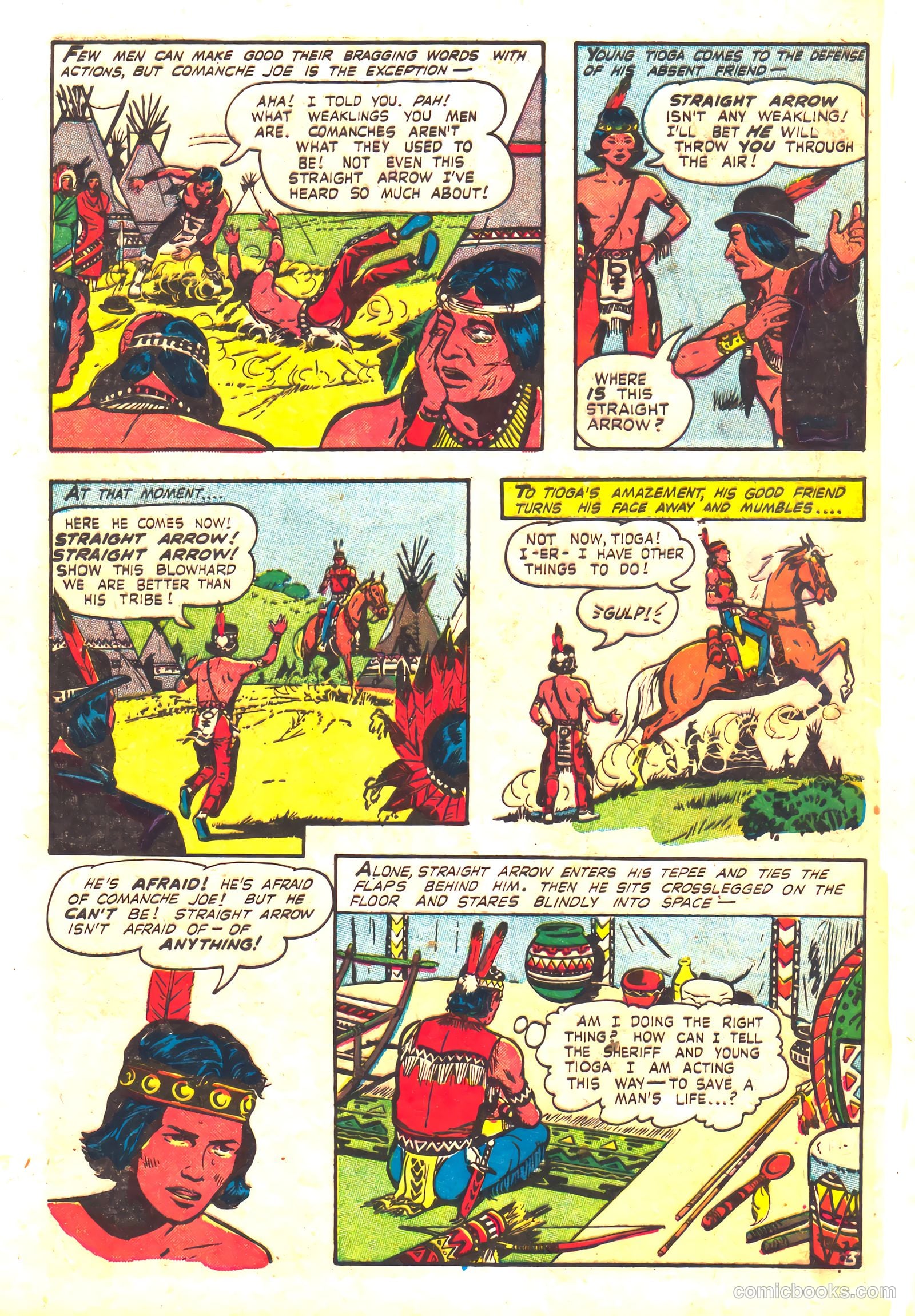 Straight Arrow #44 (1955) — page 28 of 36