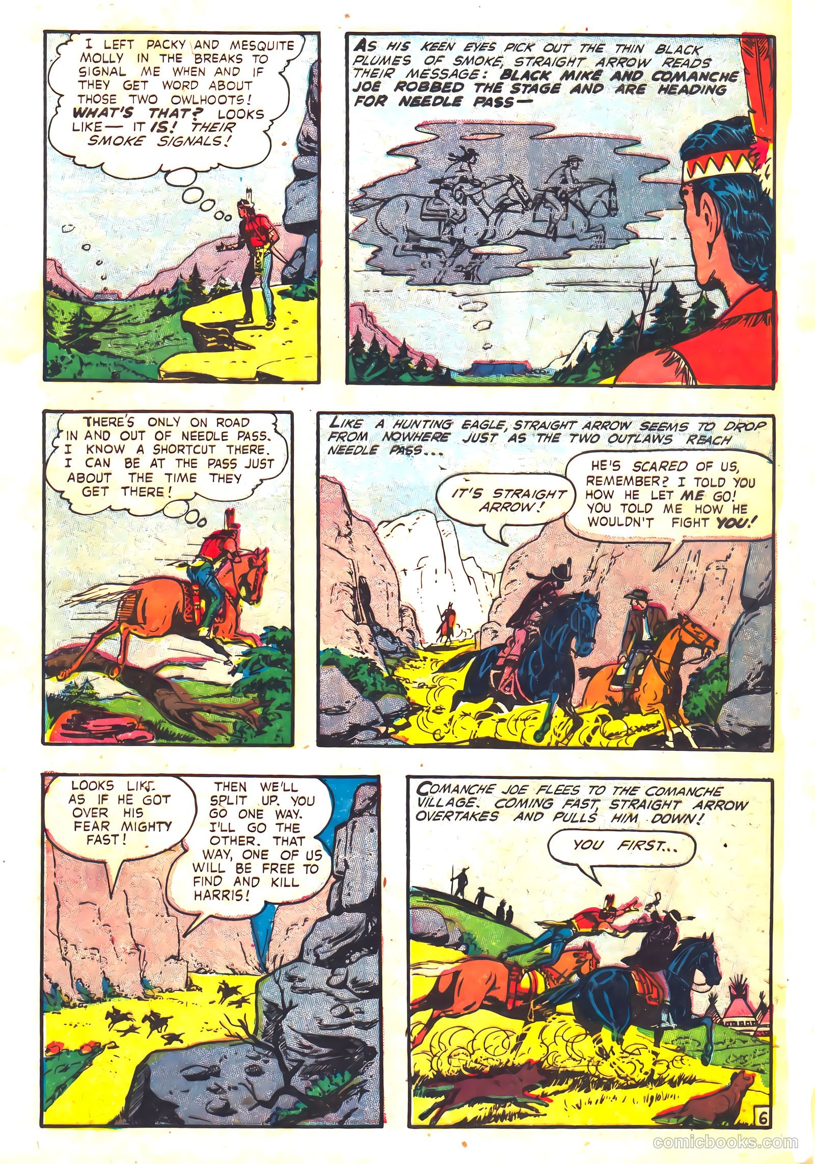 Straight Arrow #44 (1955) — page 32 of 36