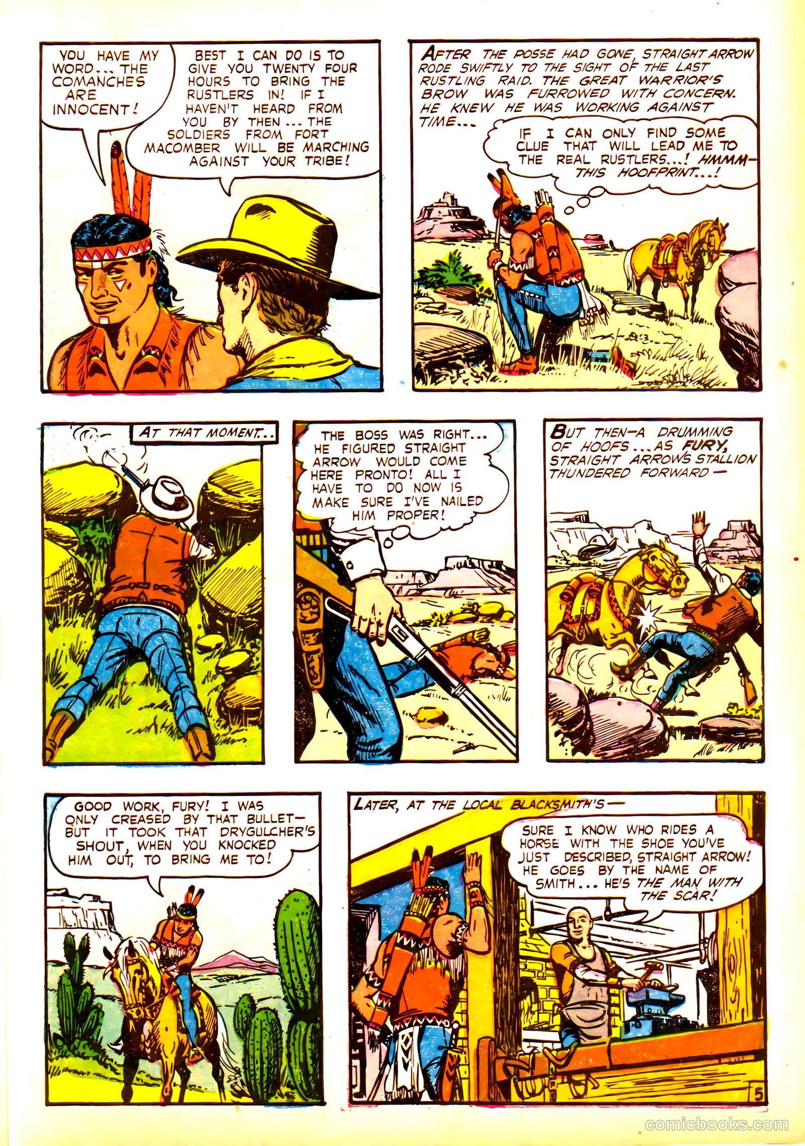 Straight Arrow #46 (1955) — page 7 of 36