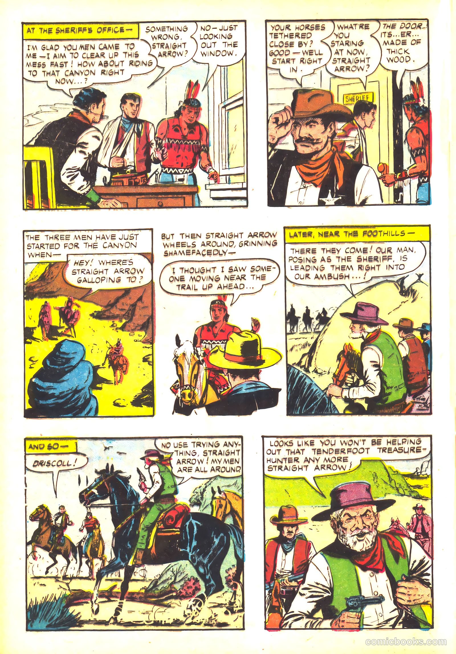 Straight Arrow #46 (1955) — page 32 of 36