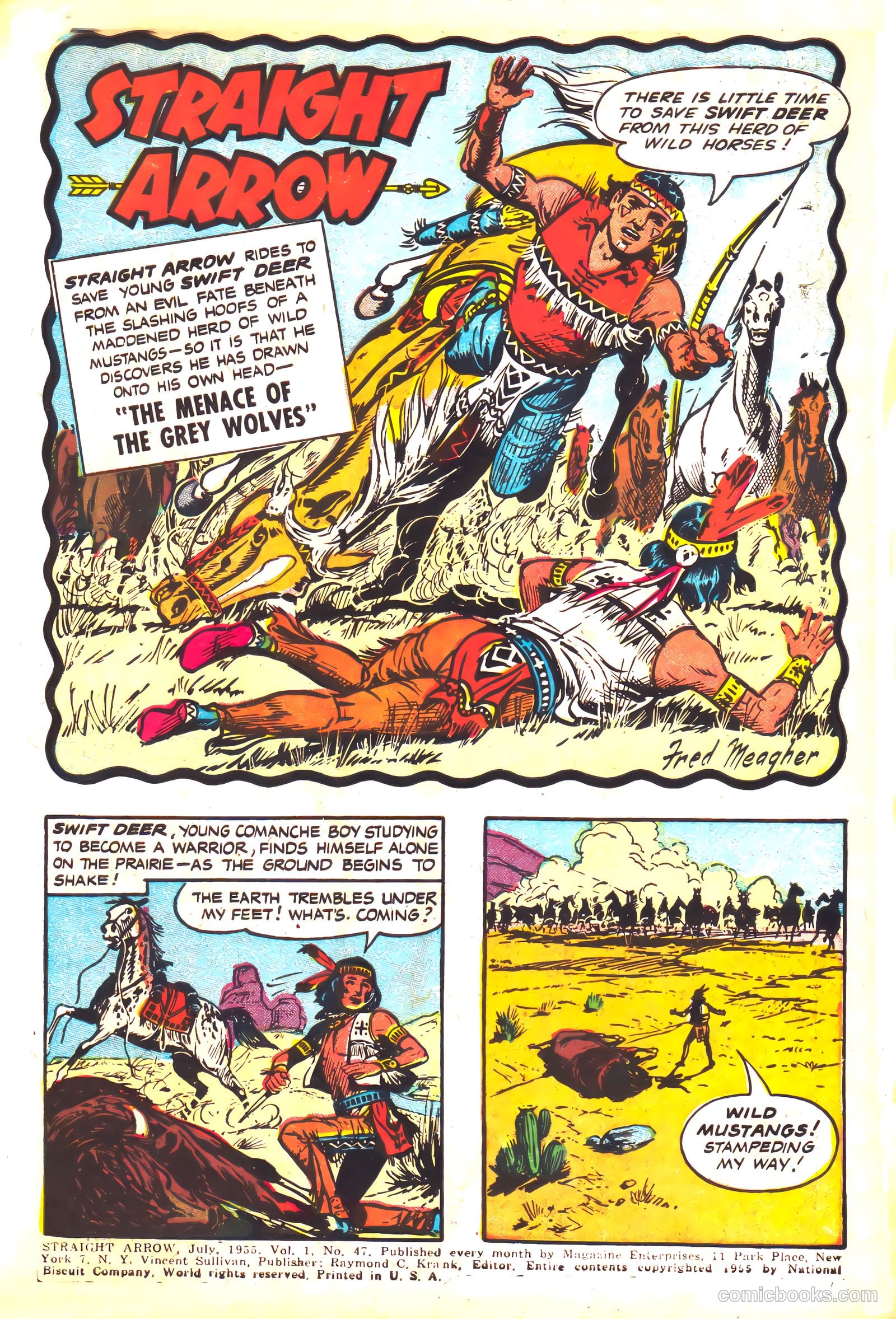 Straight Arrow #47 (1955) — page 3 of 36