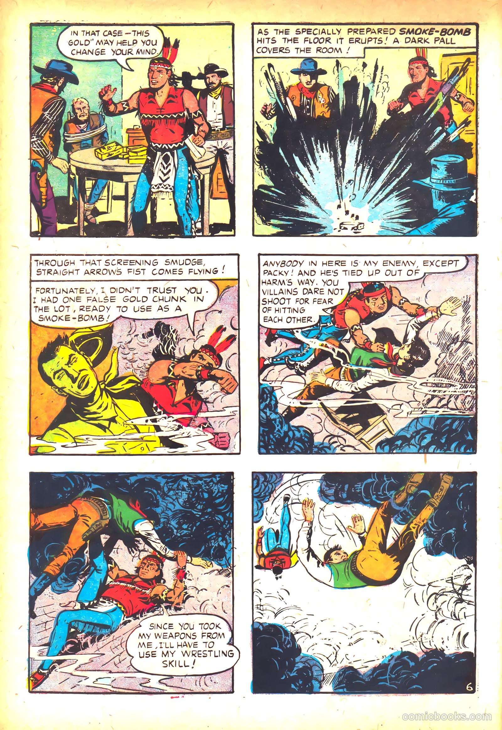 Straight Arrow #47 (1955) — page 32 of 36