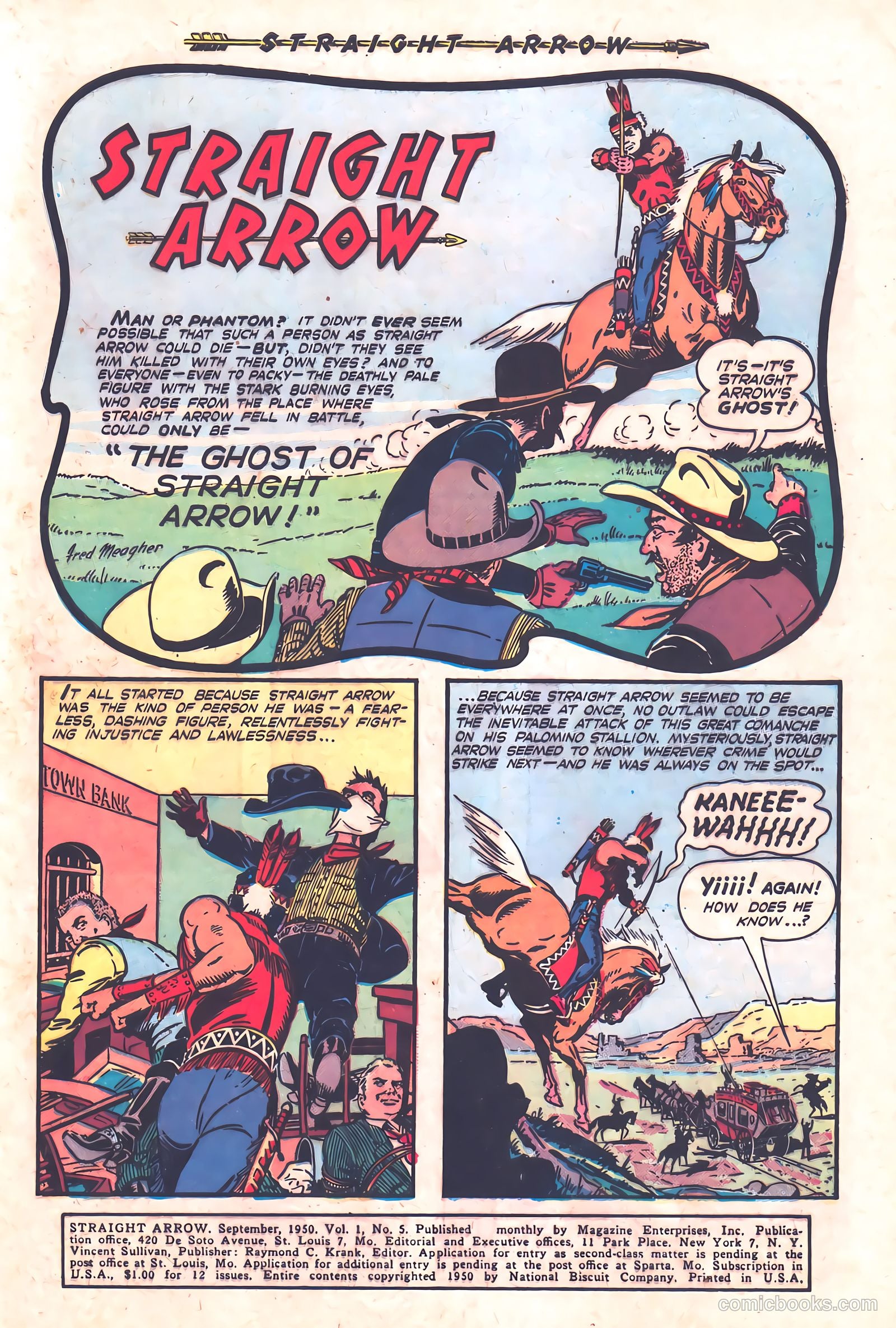Straight Arrow #5 (1950) — page 3 of 36