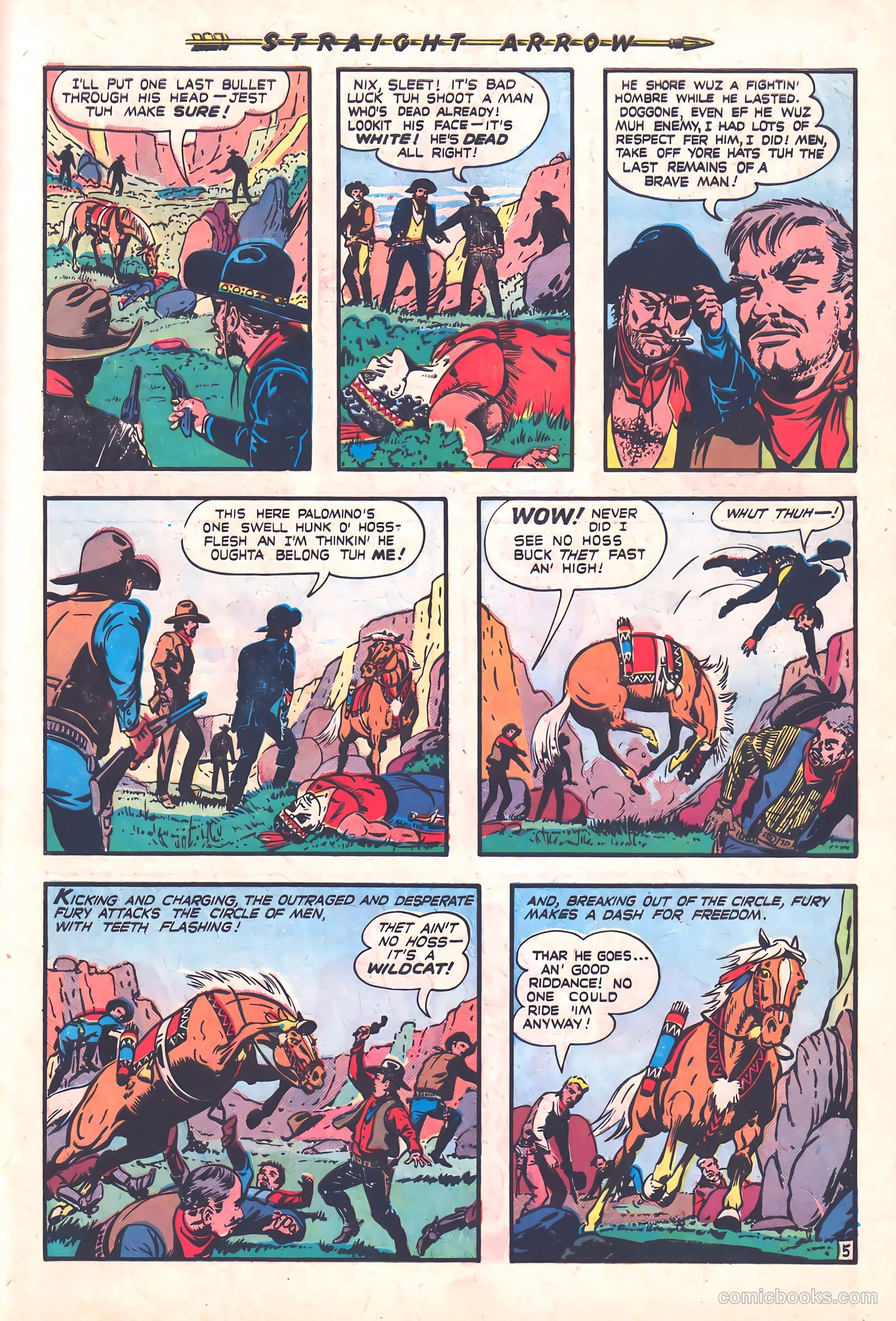 Straight Arrow #5 (1950) — page 7 of 36