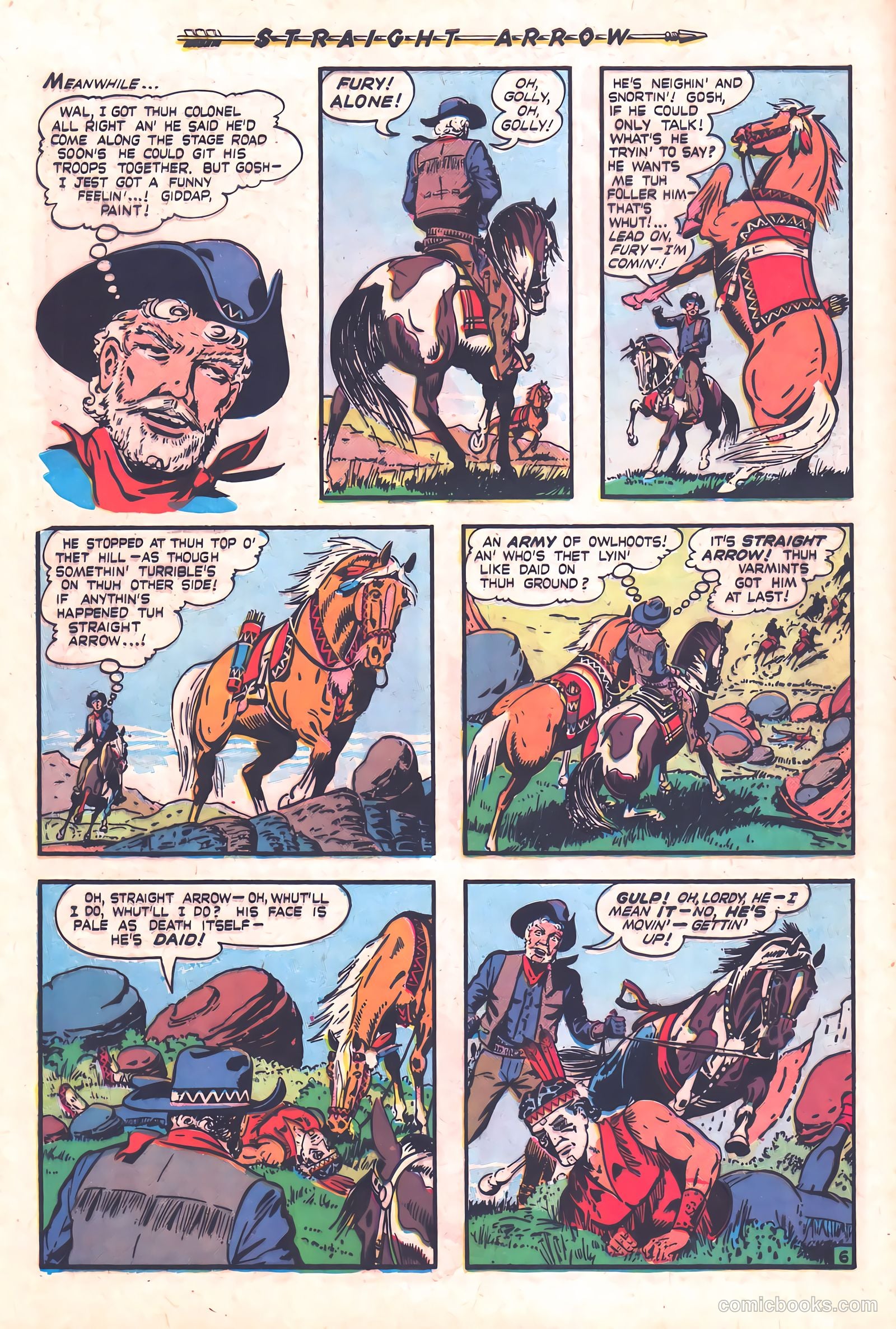 Straight Arrow #5 (1950) — page 8 of 36