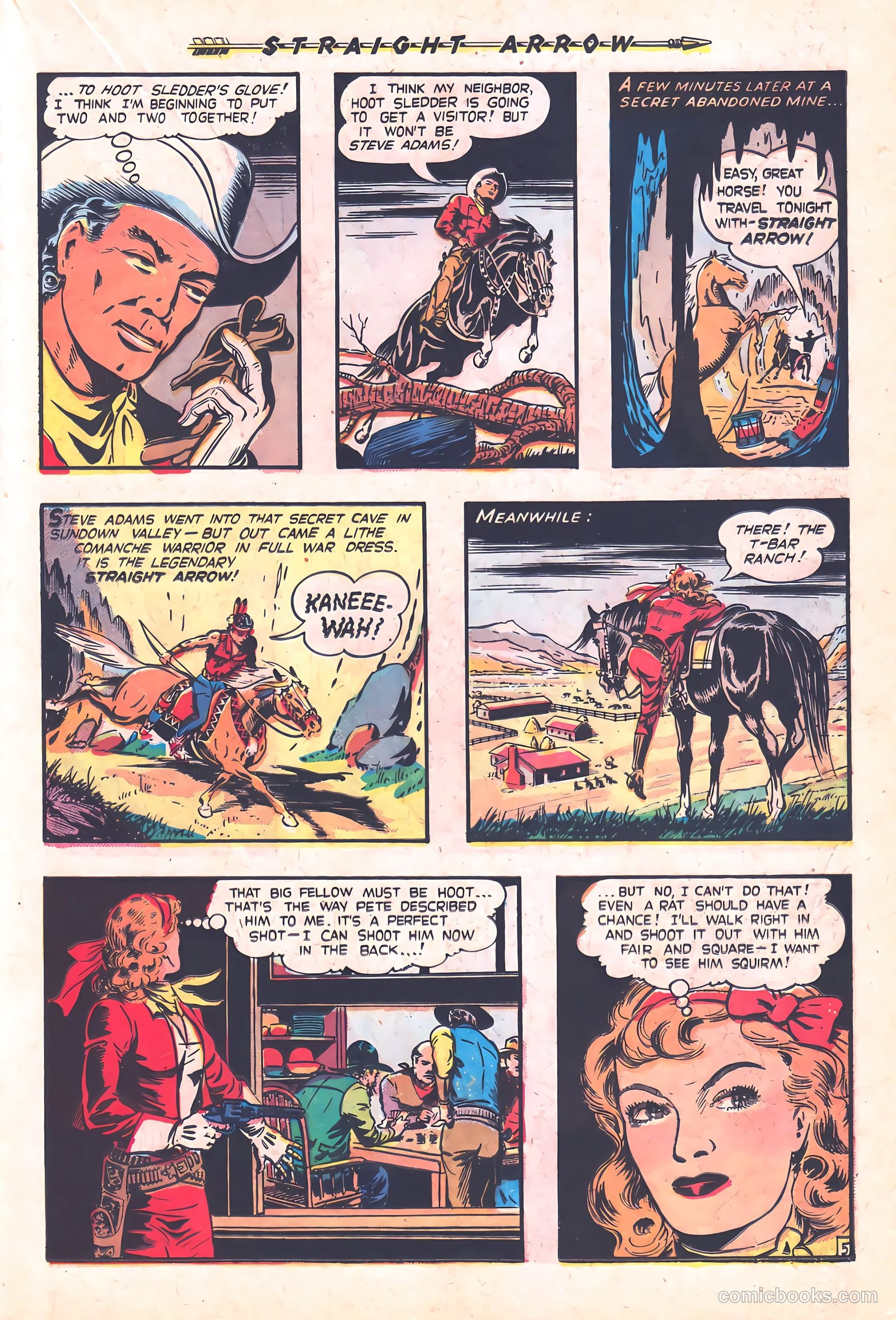 Straight Arrow #5 (1950) — page 15 of 36