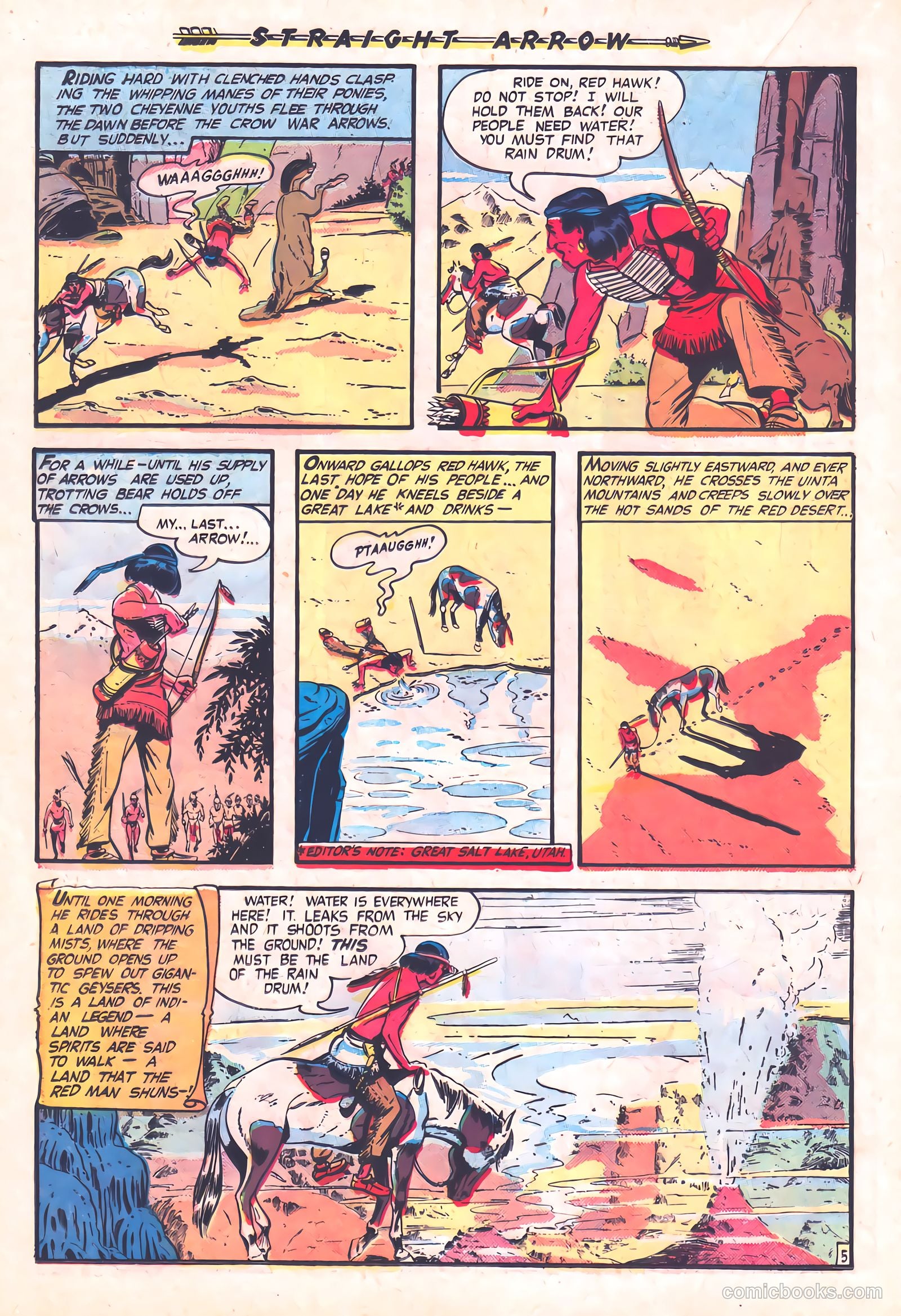 Straight Arrow #5 (1950) — page 22 of 36