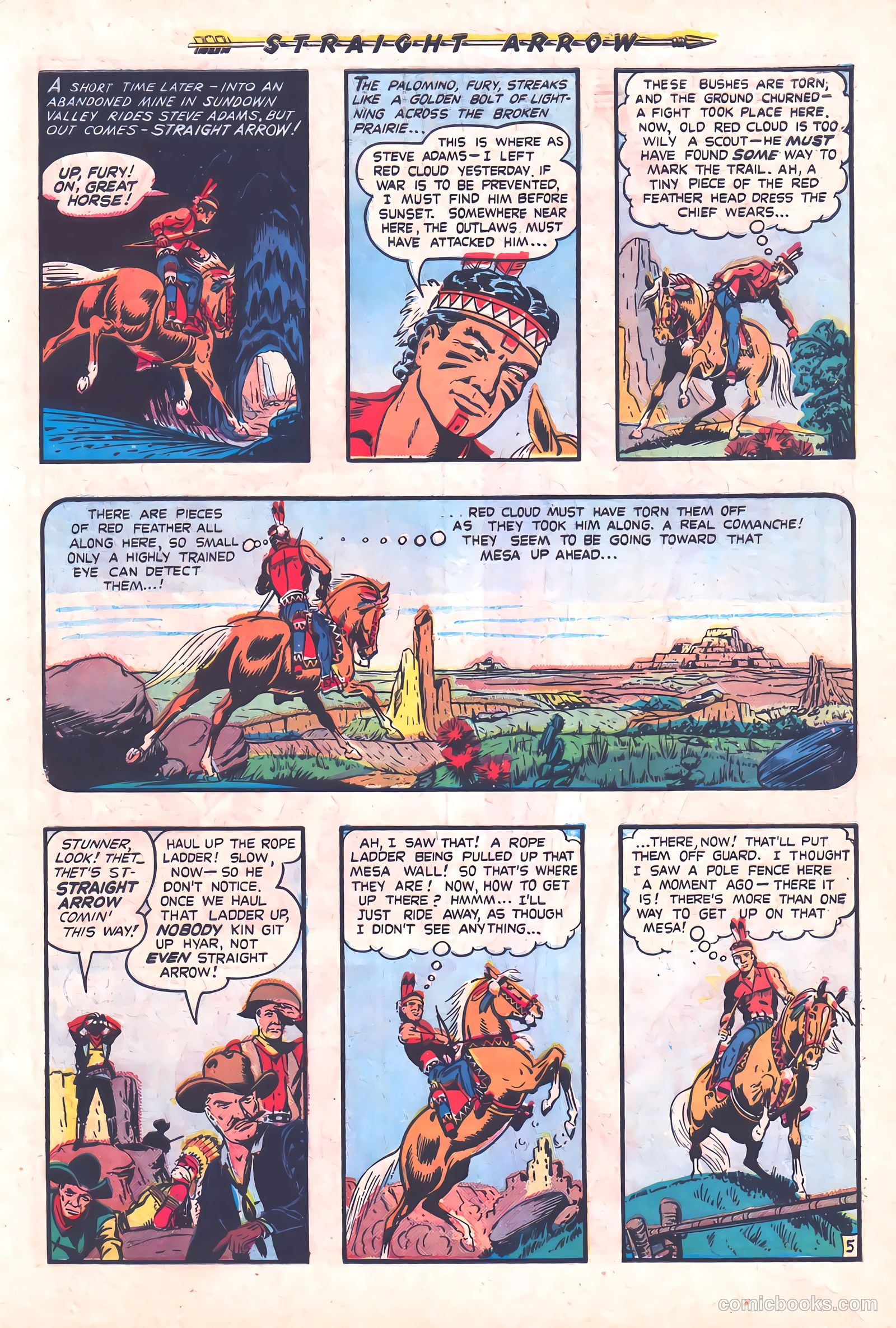 Straight Arrow #5 (1950) — page 31 of 36