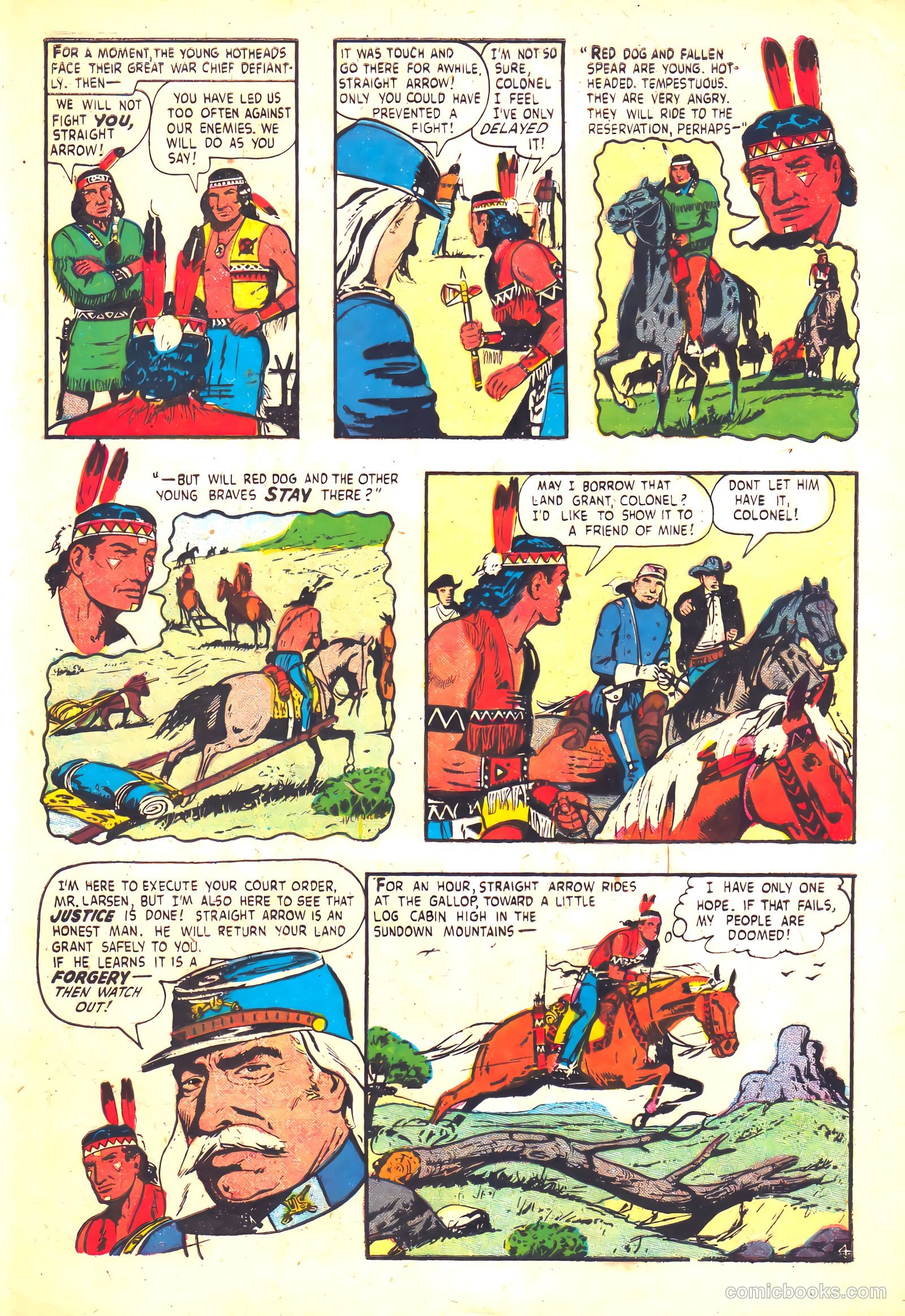 Straight Arrow #52 (1955) — page 29 of 36