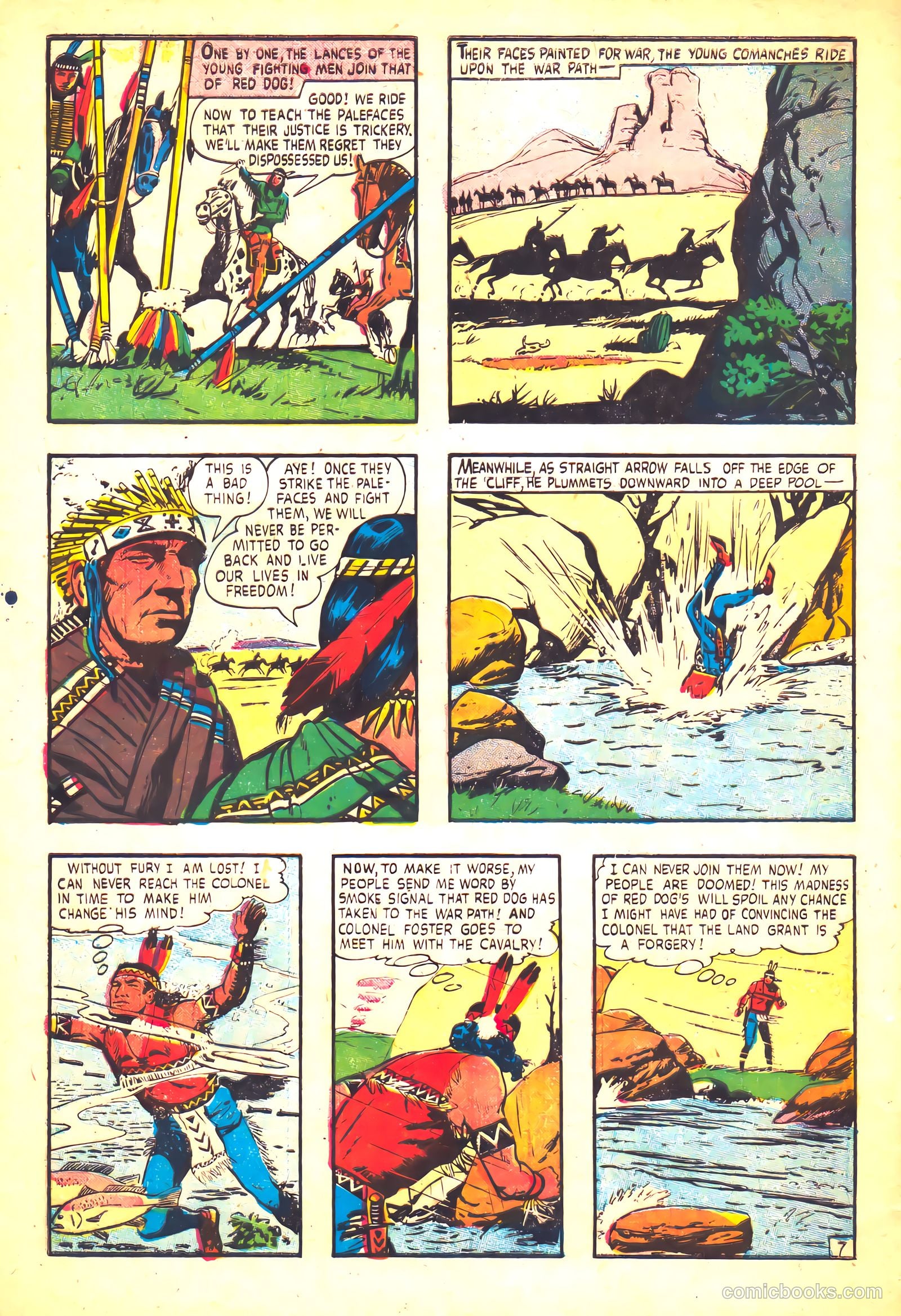 Straight Arrow #52 (1955) — page 32 of 36